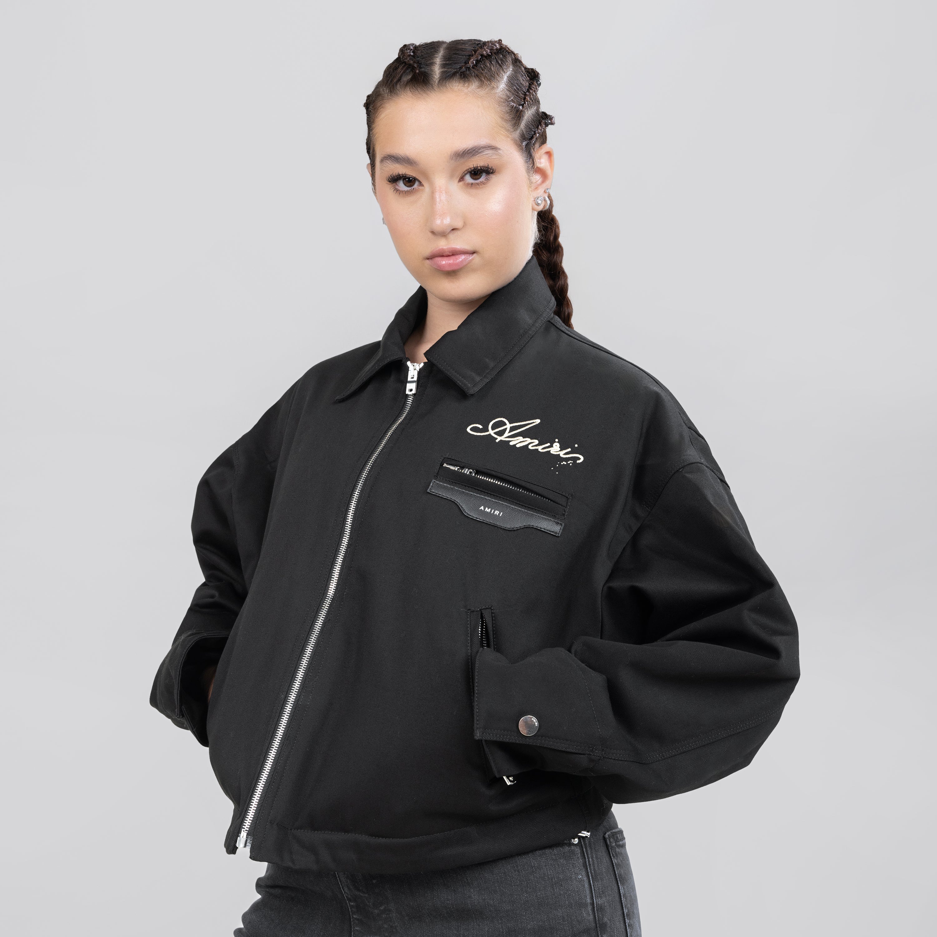 Chaqueta Negra AMIRI Champagne Workman