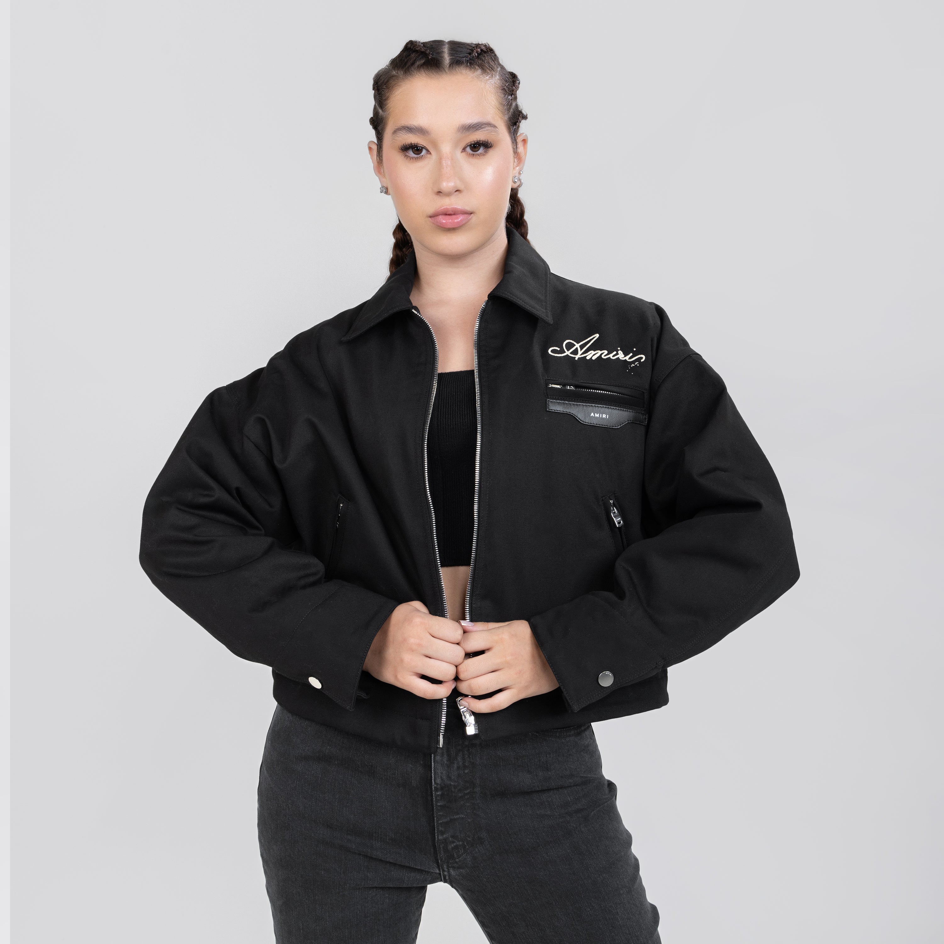 Chaqueta Negra AMIRI Champagne Workman