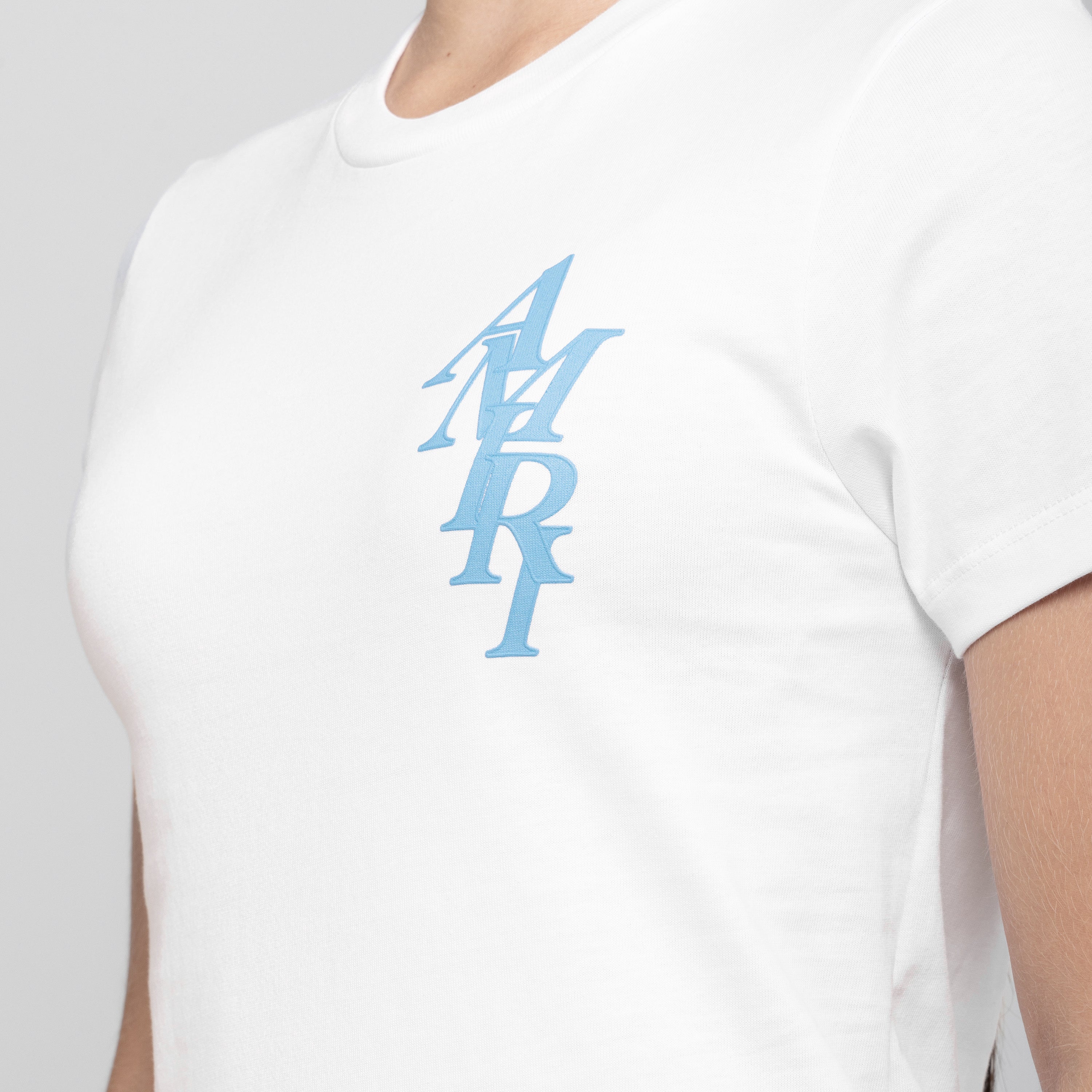 Camiseta Blanca AMIRI Stack Slim Fit