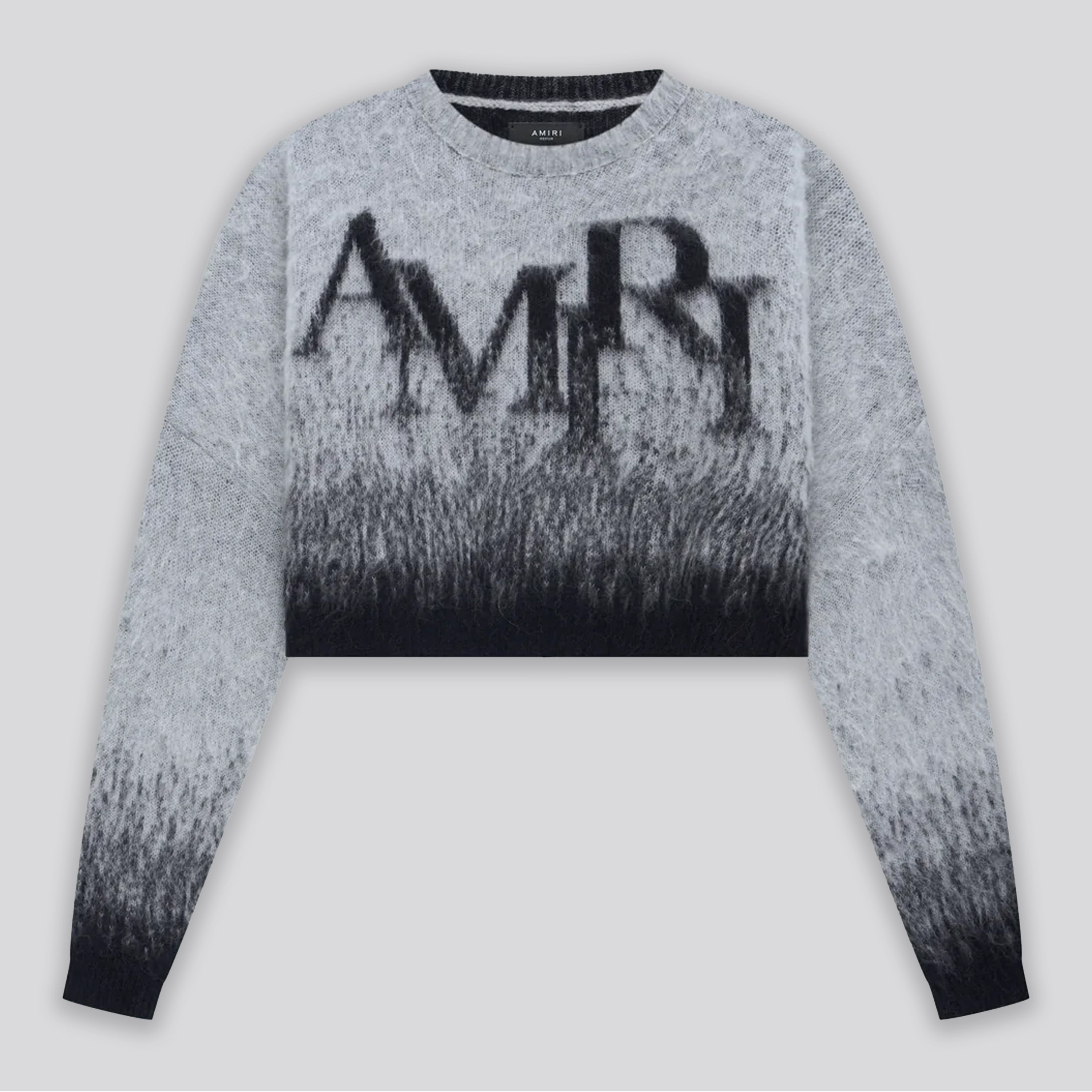 Suéter Gris AMIRI Staggered Ombre