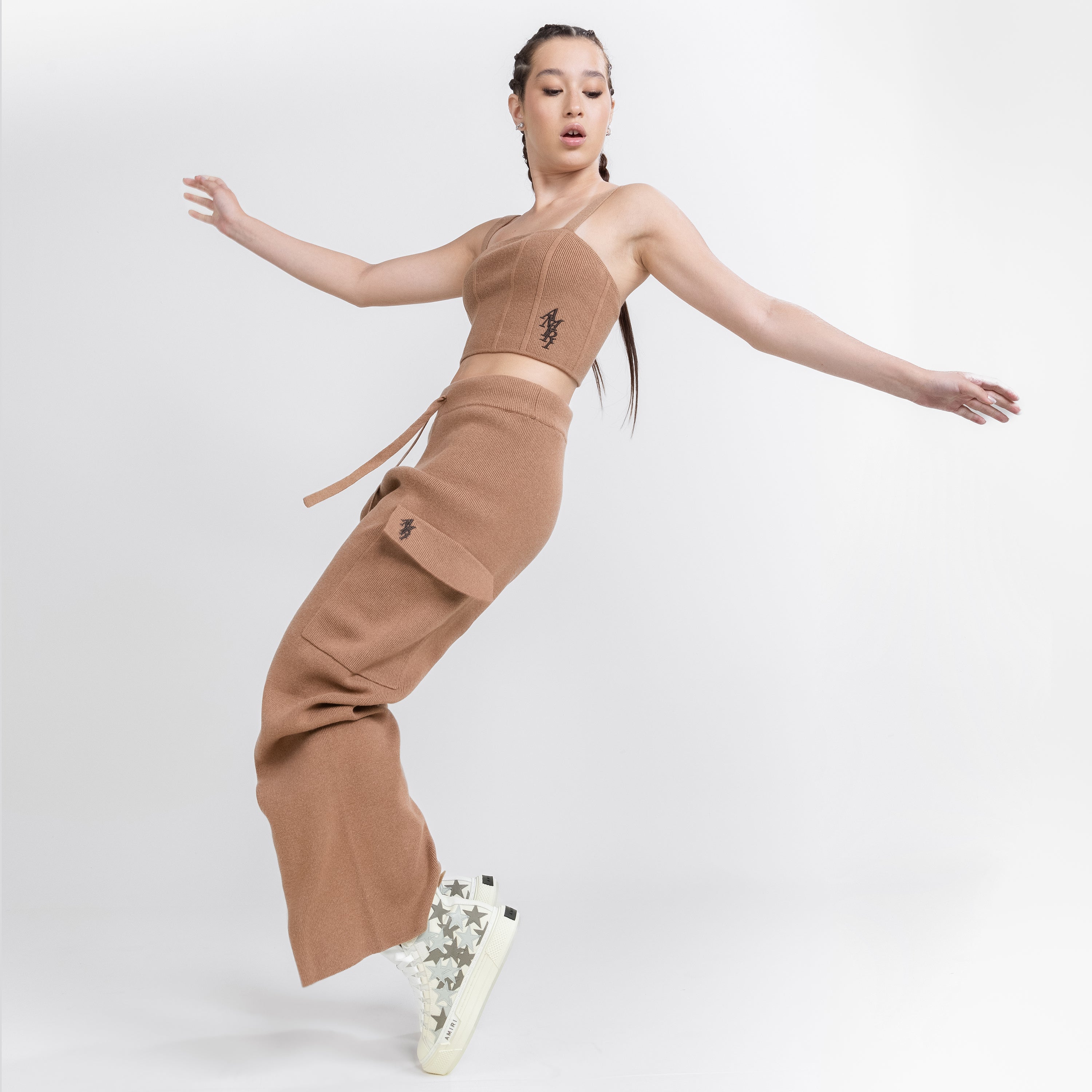 Pantalón Cargo Camel AMIRI Stack