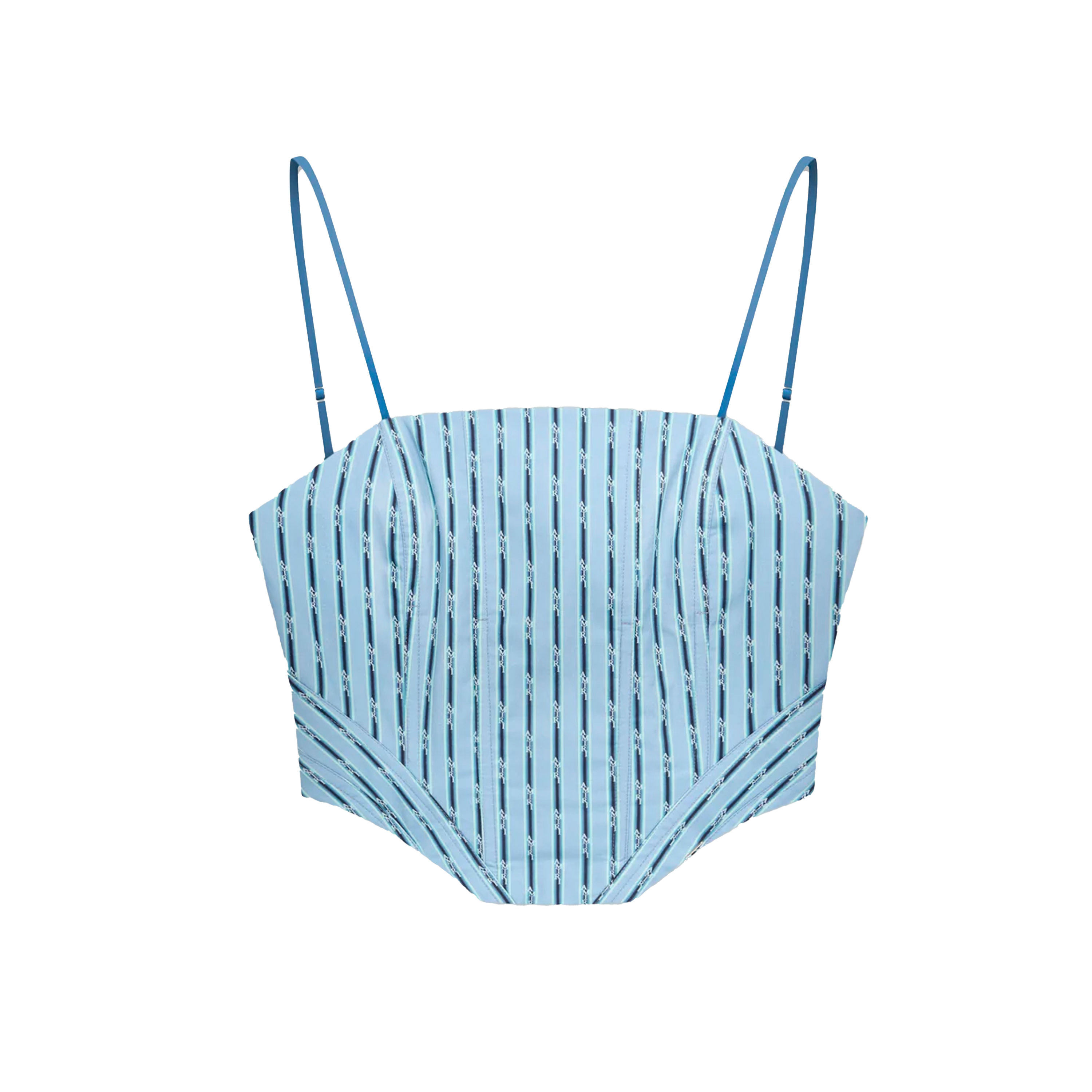 Top Celeste AMIRI Pinstripe Corset