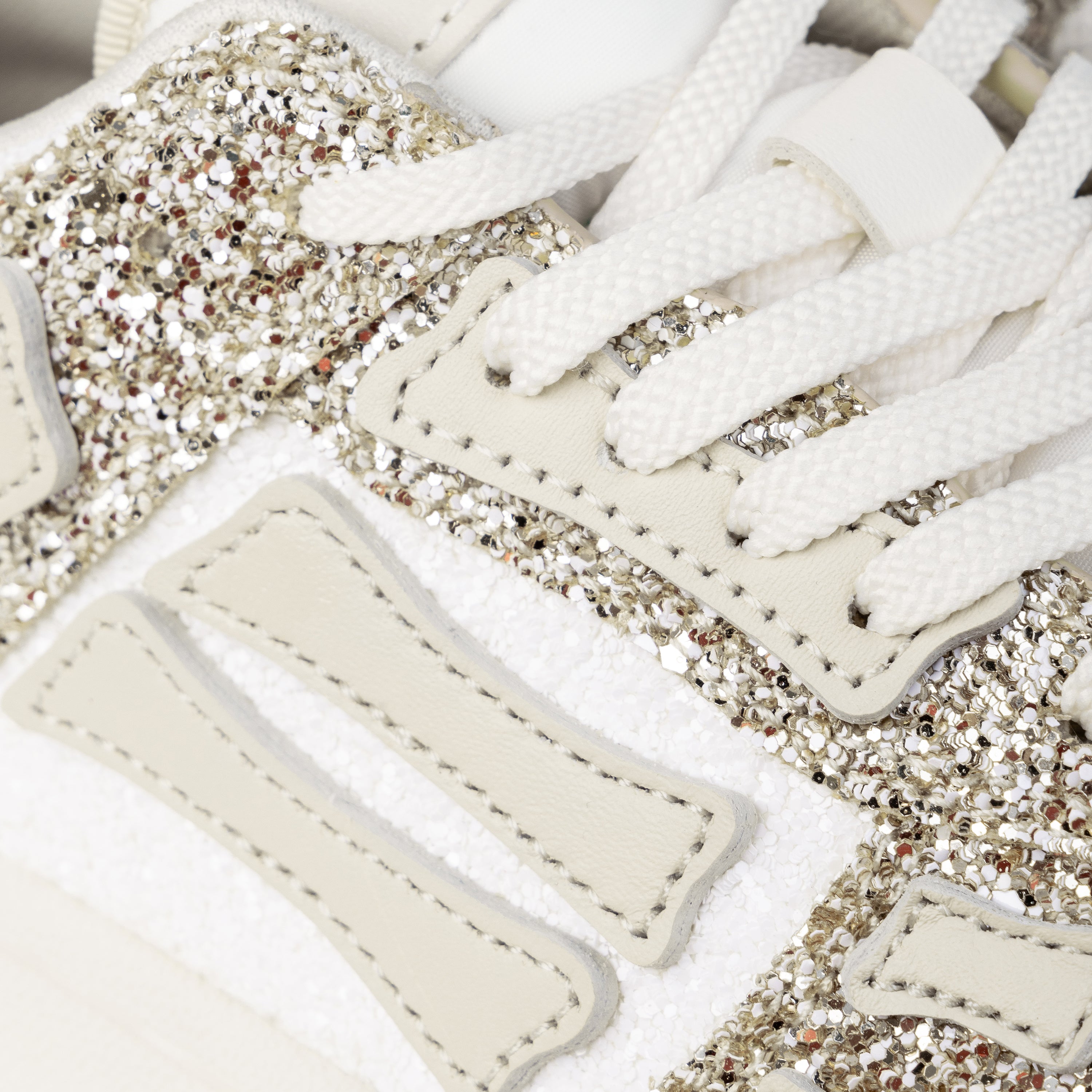 Sneakers Dorados AMIRI Skeleton Glitter