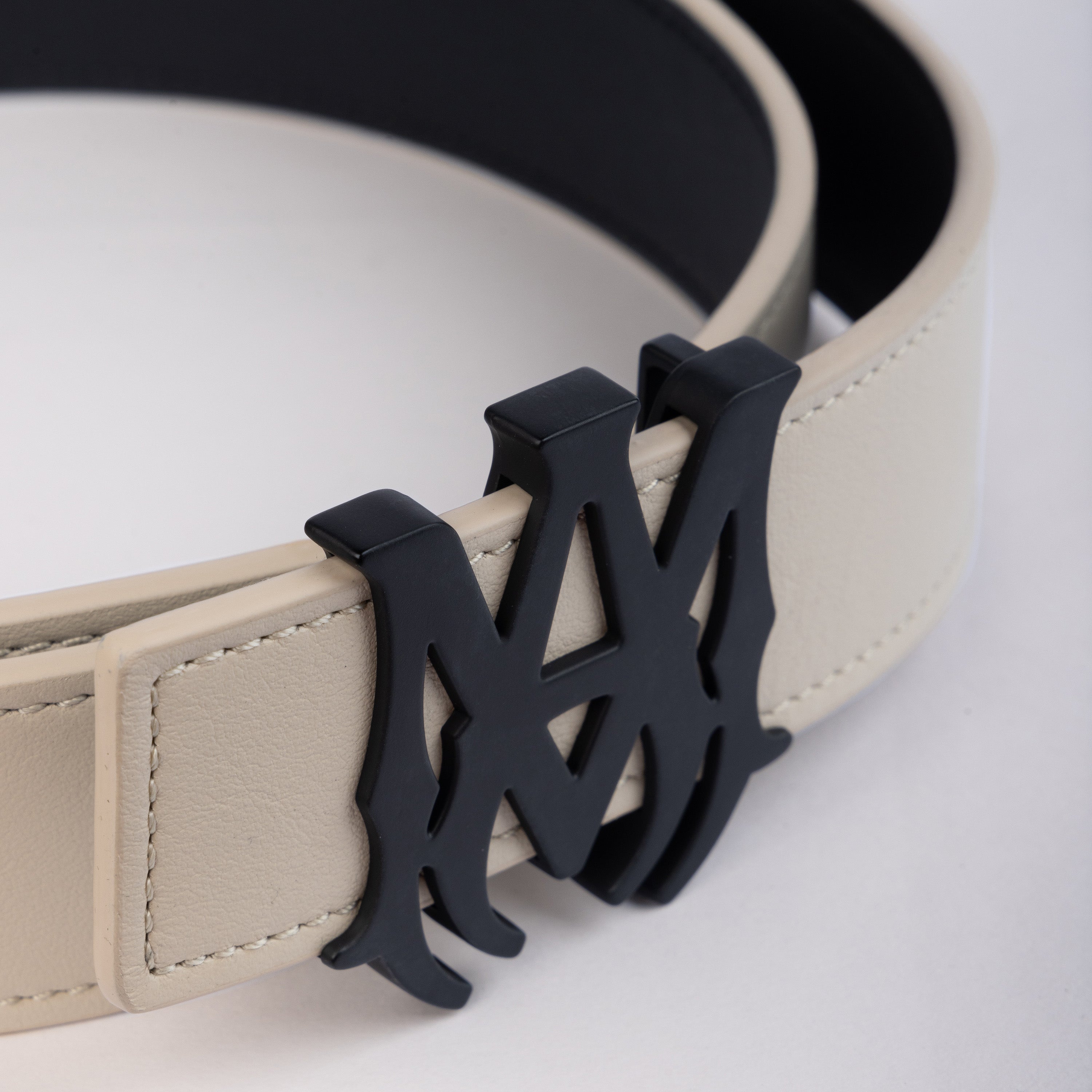 Cinturón Negro AMIRI 4 Cm Reversible
