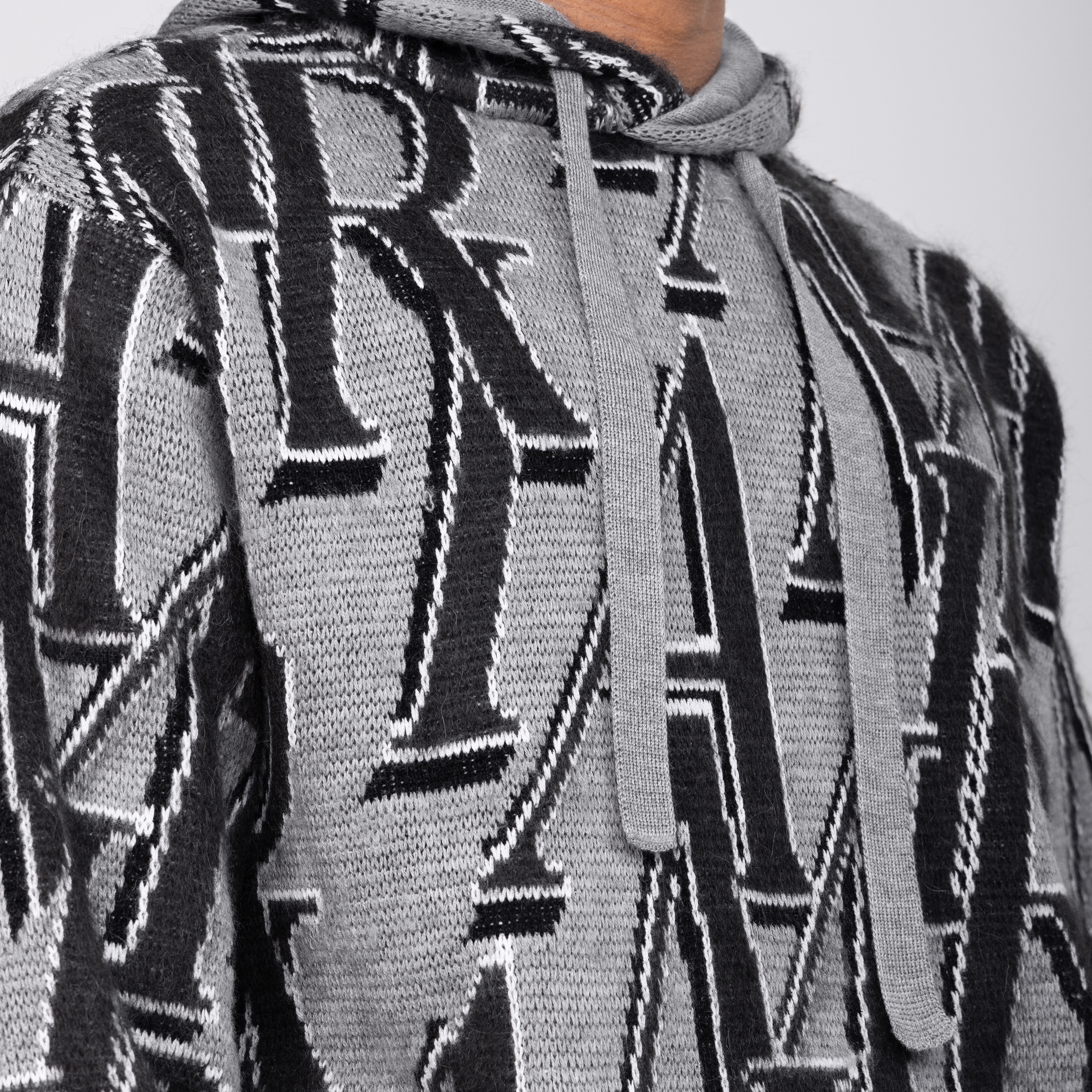 Buzo Tipo Hoodie Gris AMIRI Repeat