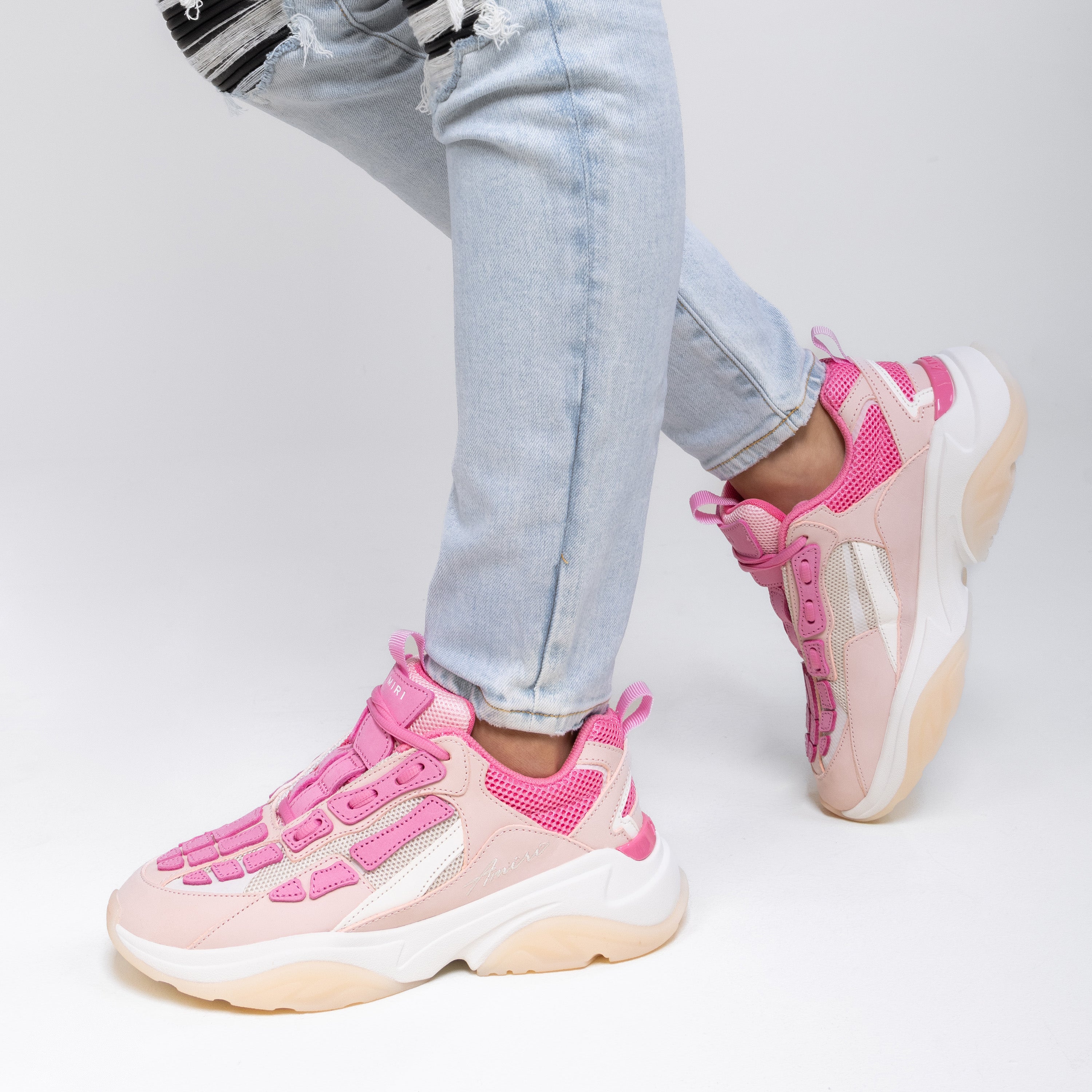 Sneakers Rosados AMIRI Bone Runner Wv