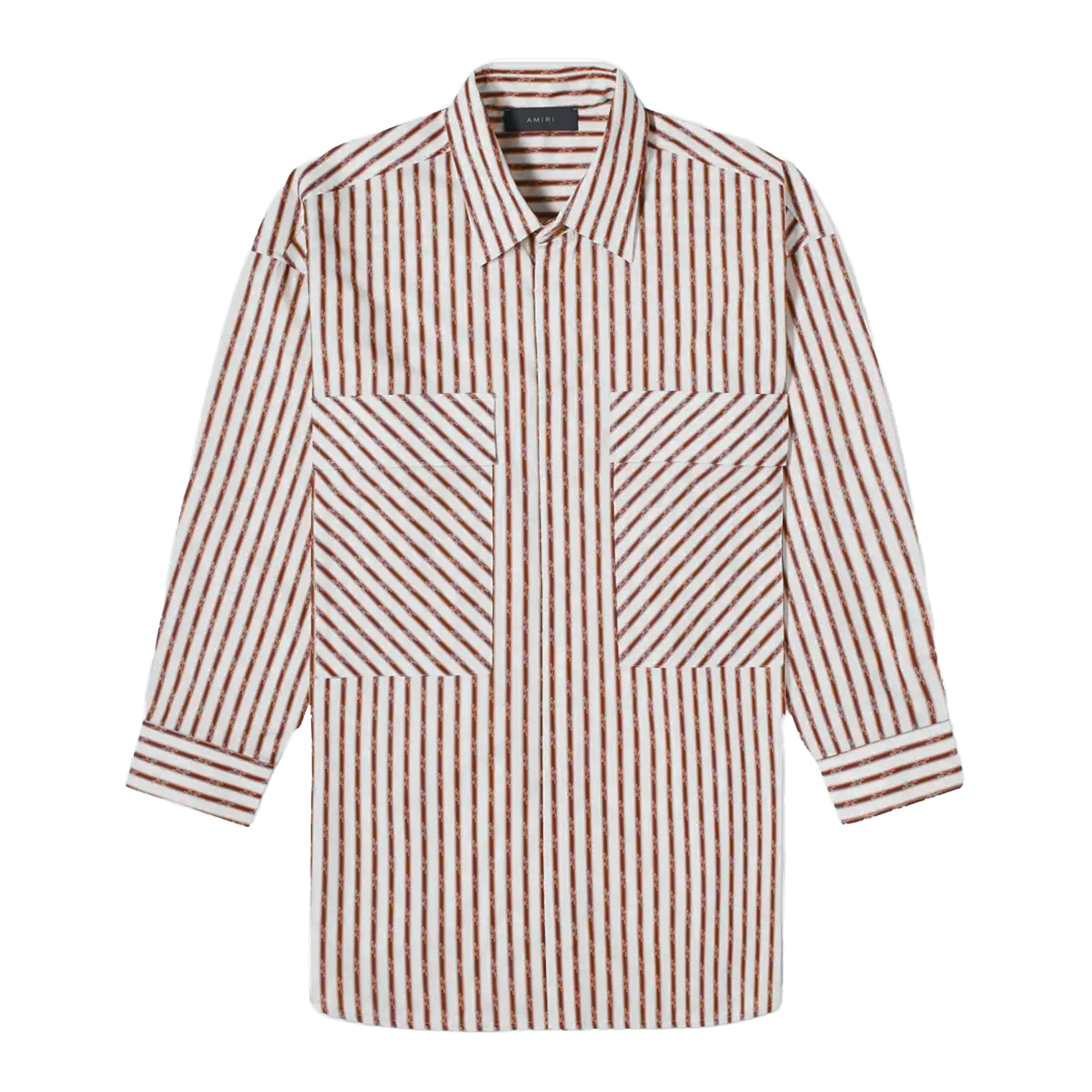 Camisa Beige AMIRI Pinstripe