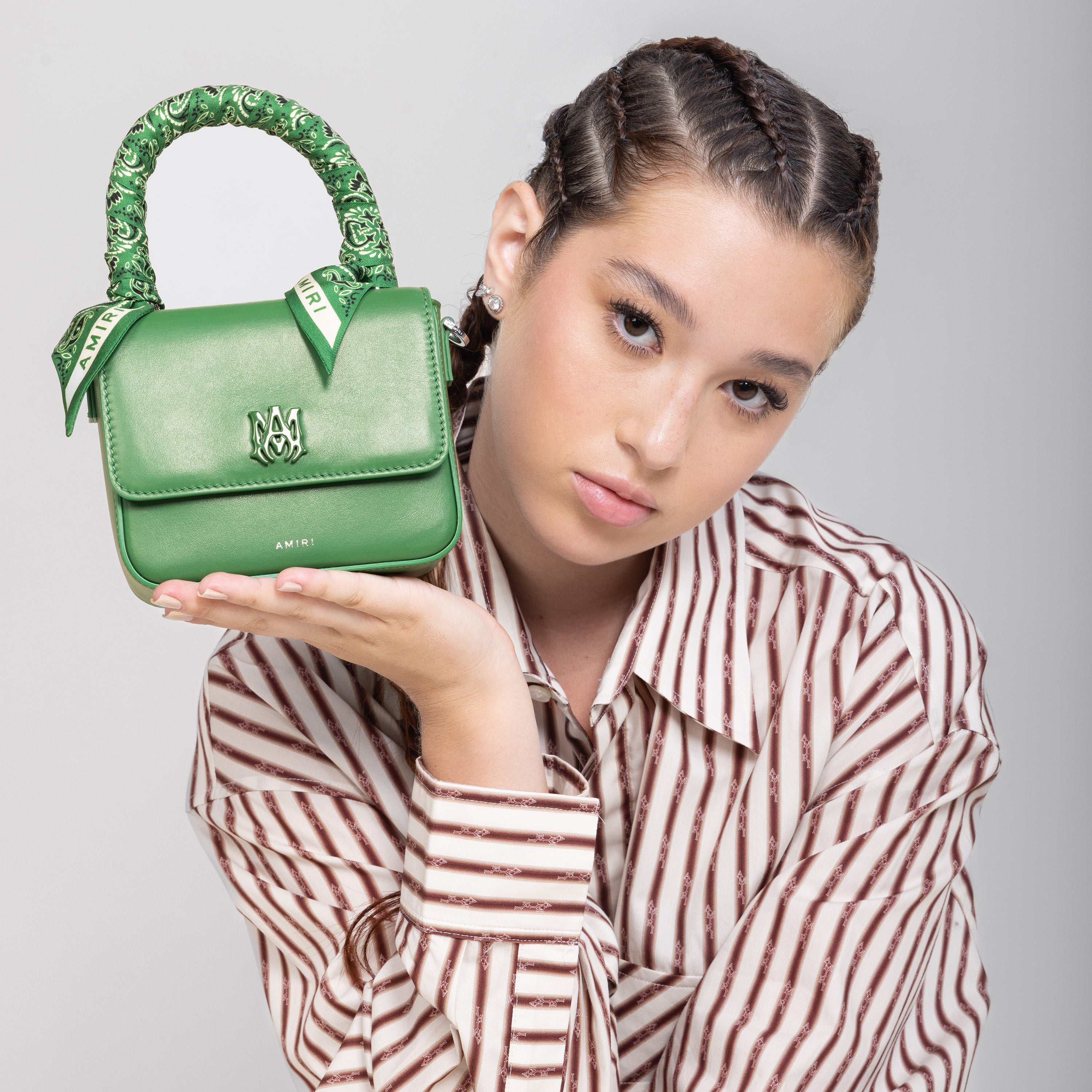 Cartera Verde AMIRI Bandana Micro MA
