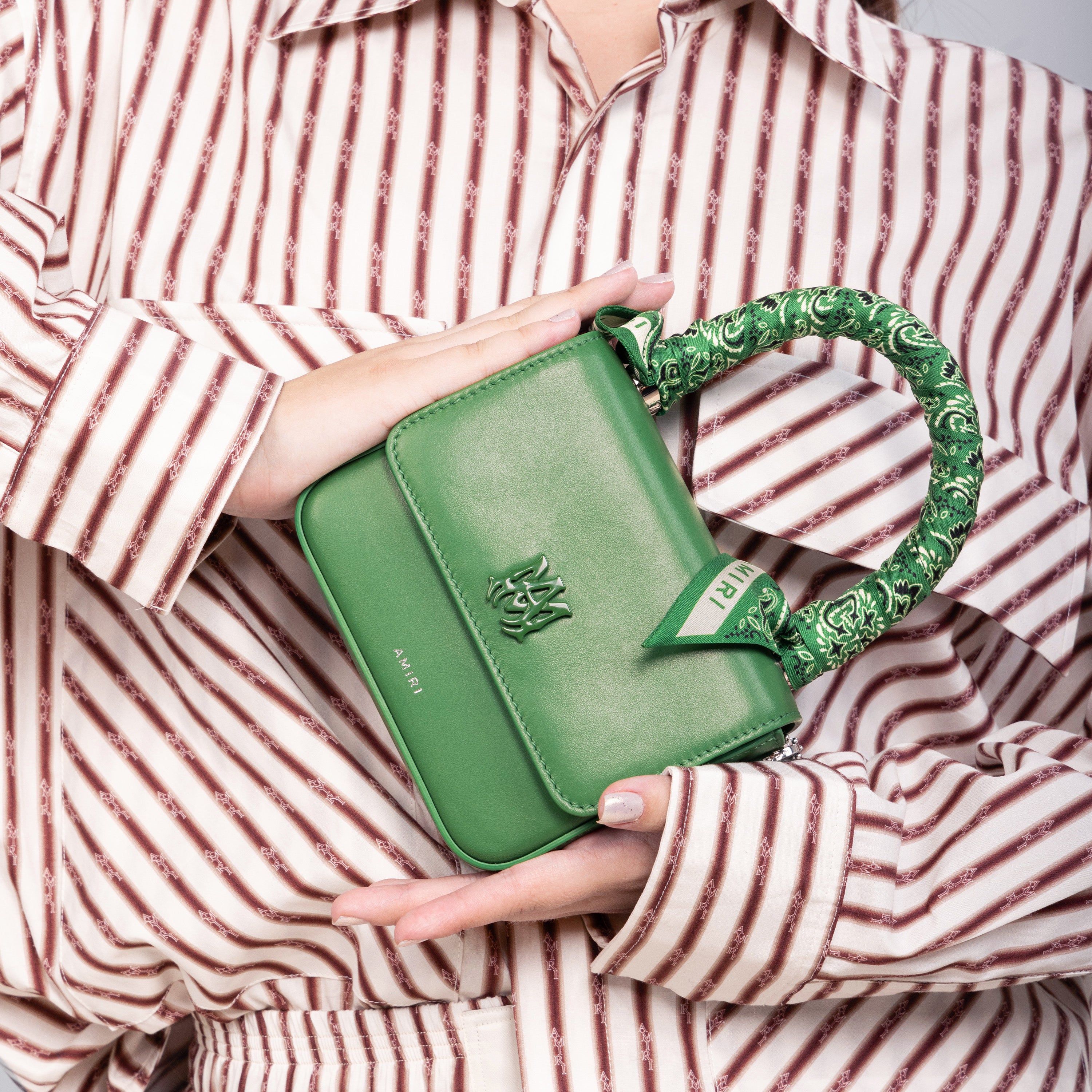 Cartera Verde AMIRI Bandana Micro MA