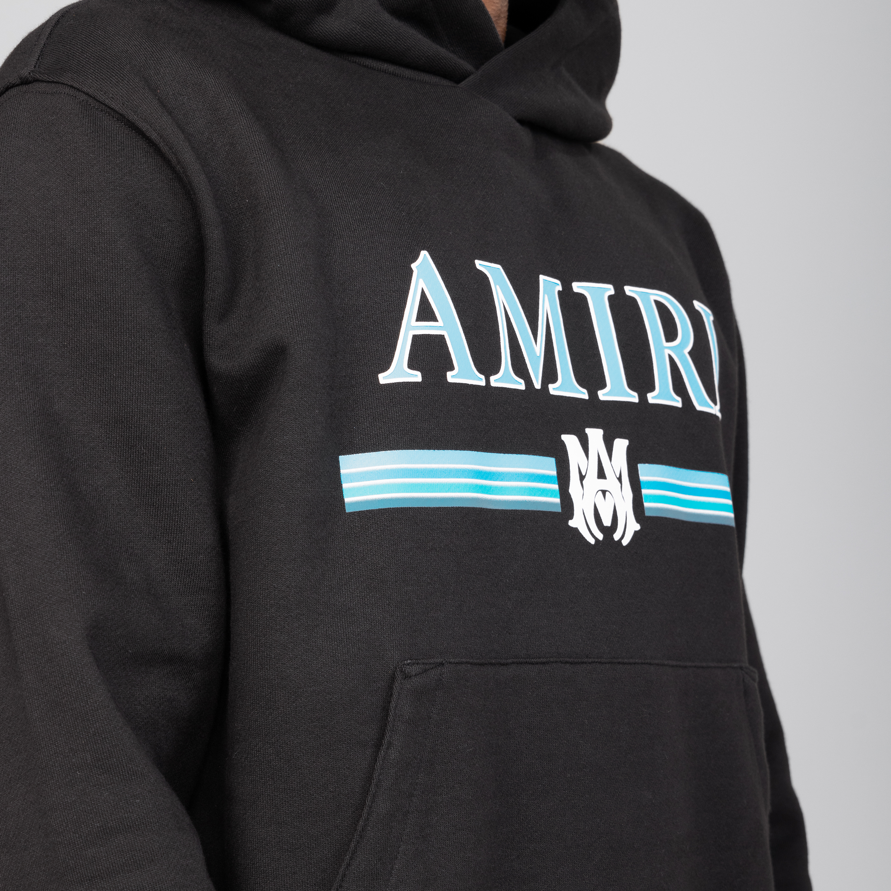 Buzo Tipo Hoodie Negro AMIRI MA Bar