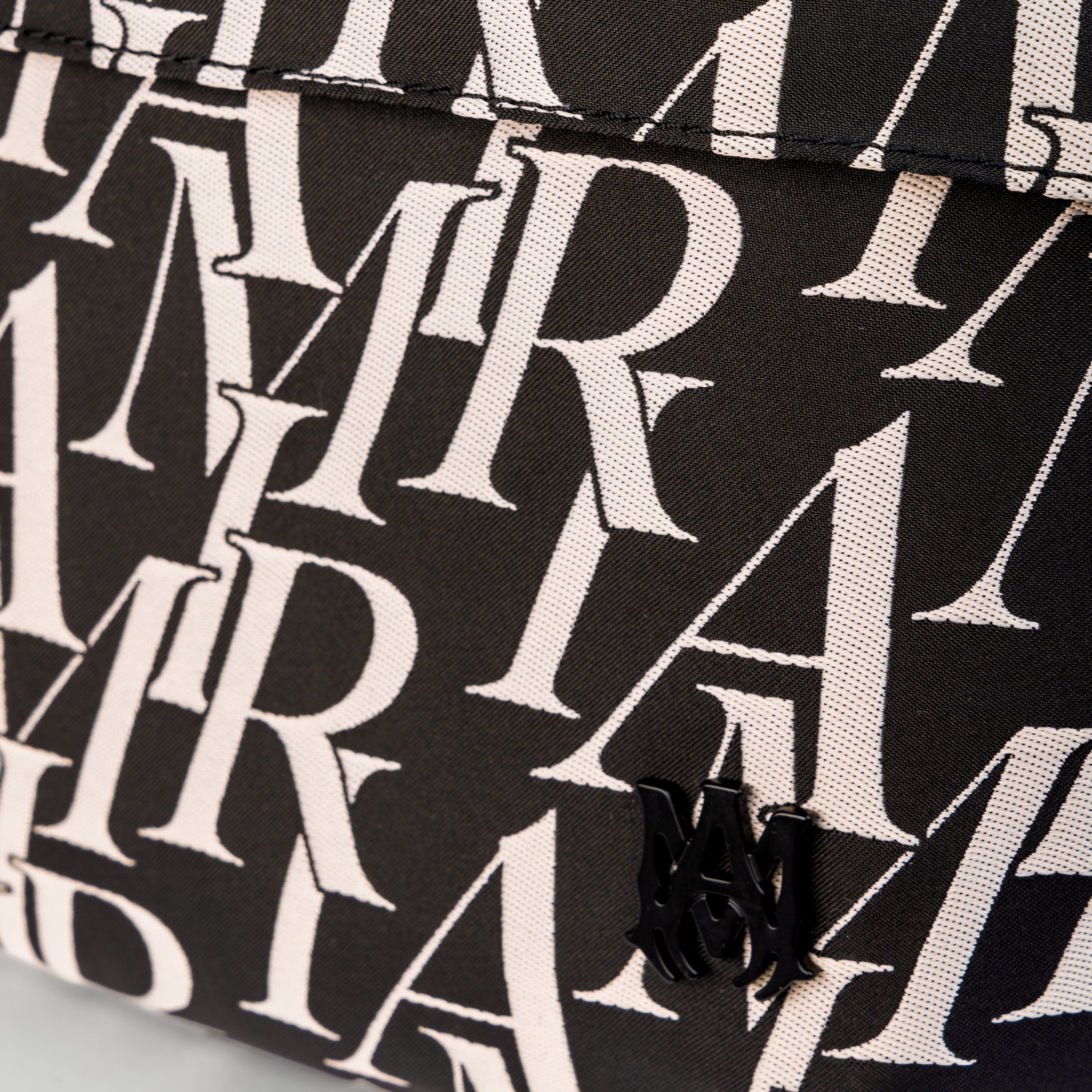 Riñonera Negro AMIRI Repeat Jacquard