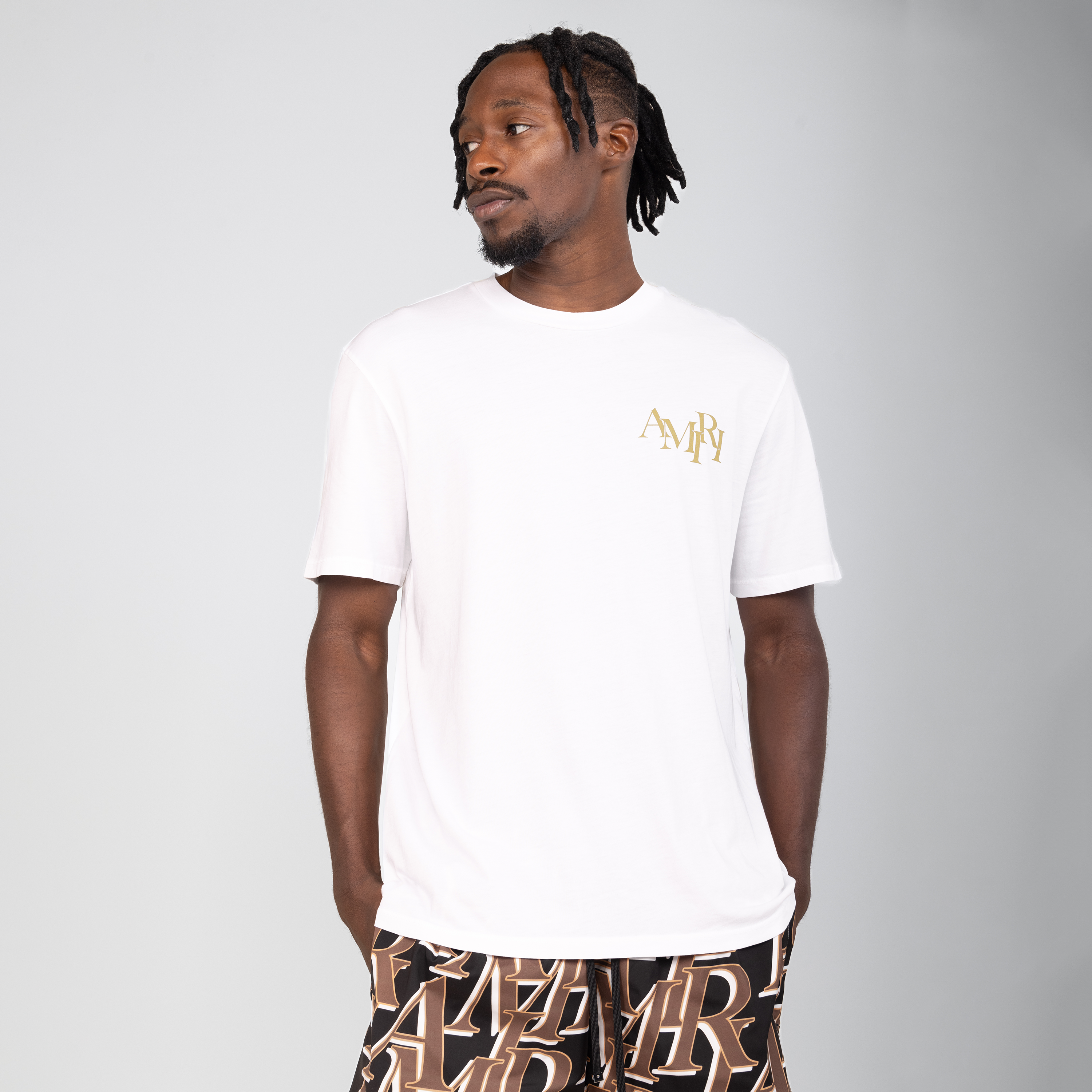Camiseta Blanca AMIRI Champagne