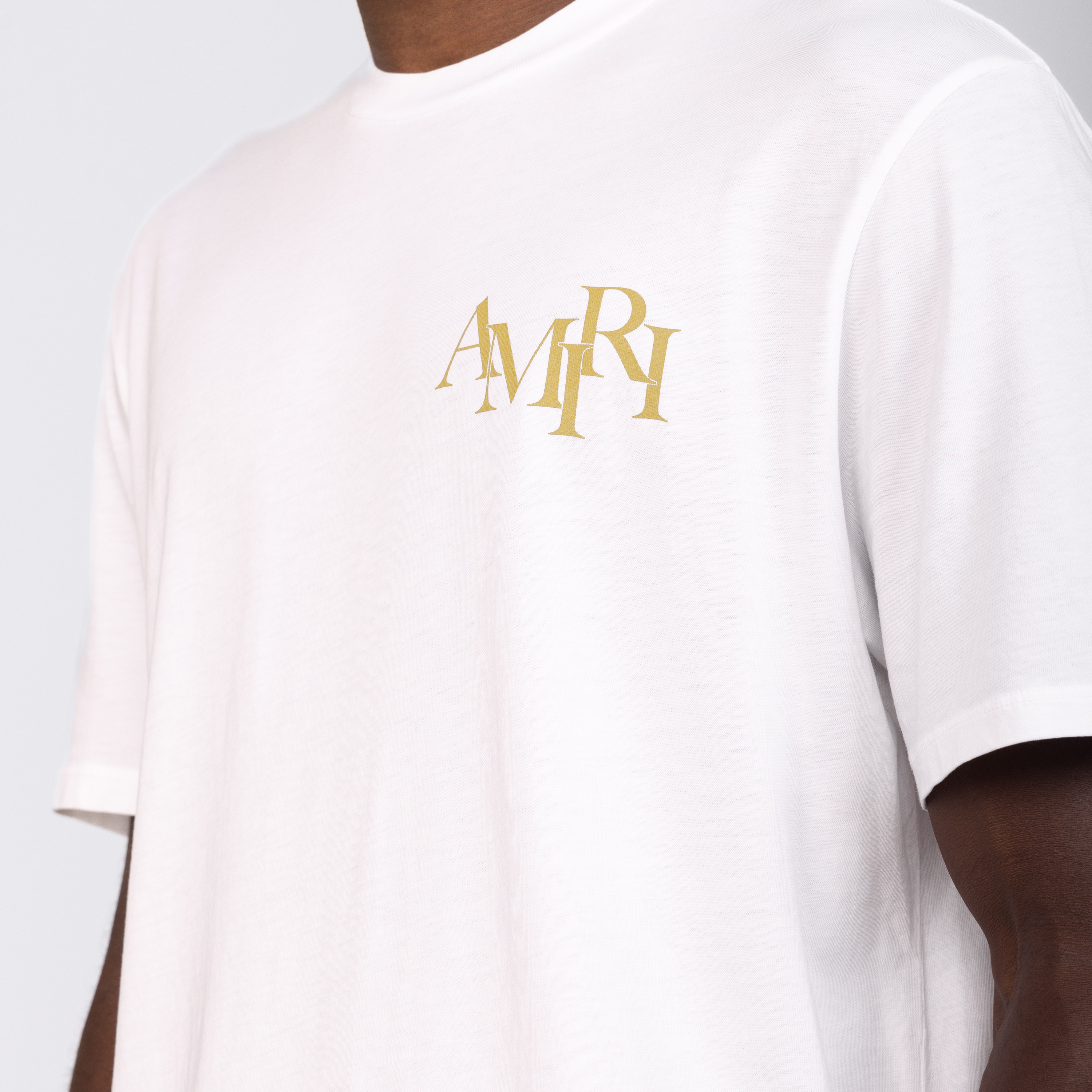 Camiseta Blanca AMIRI Champagne