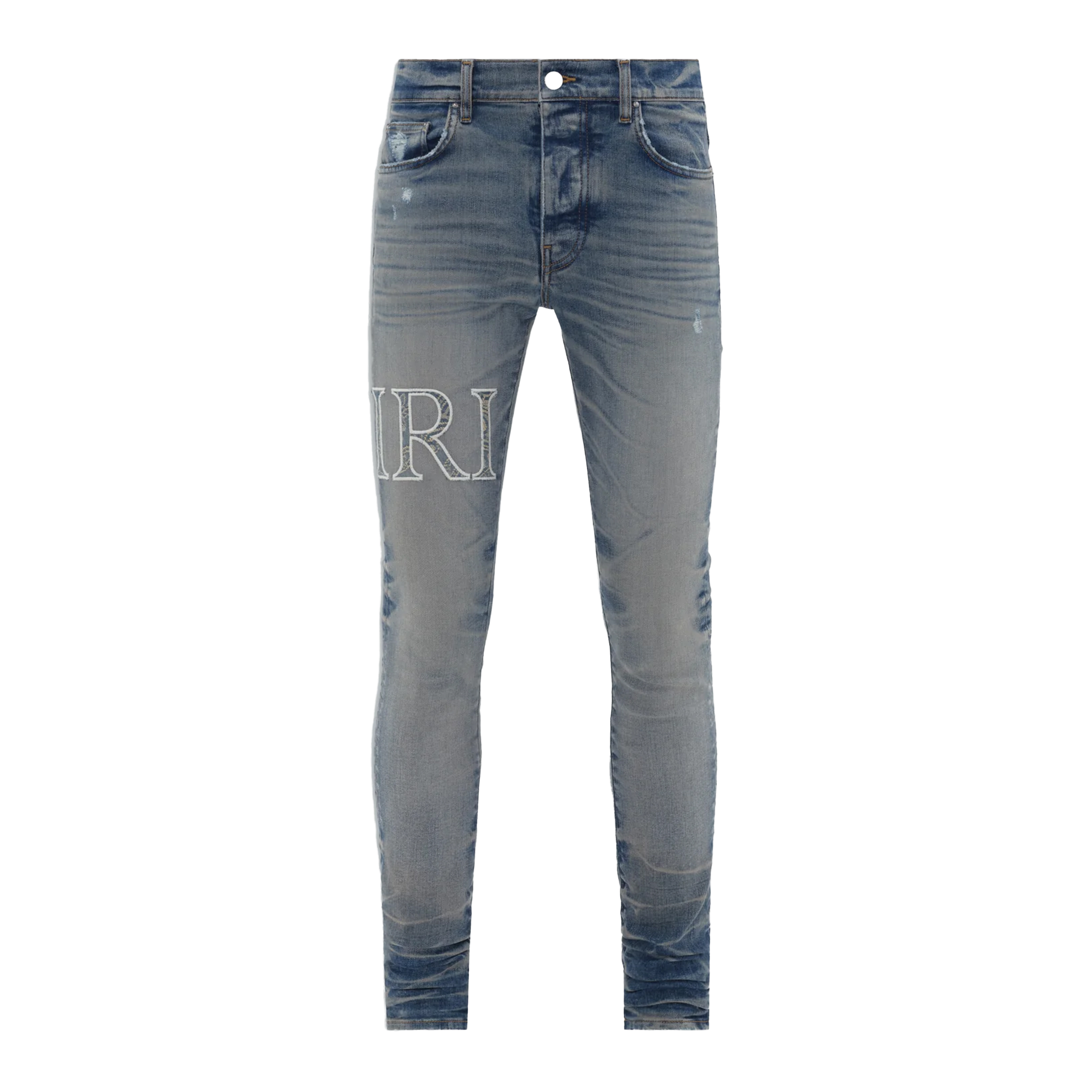 Jeans Denim AMIRI Logo Bandana Jacquard