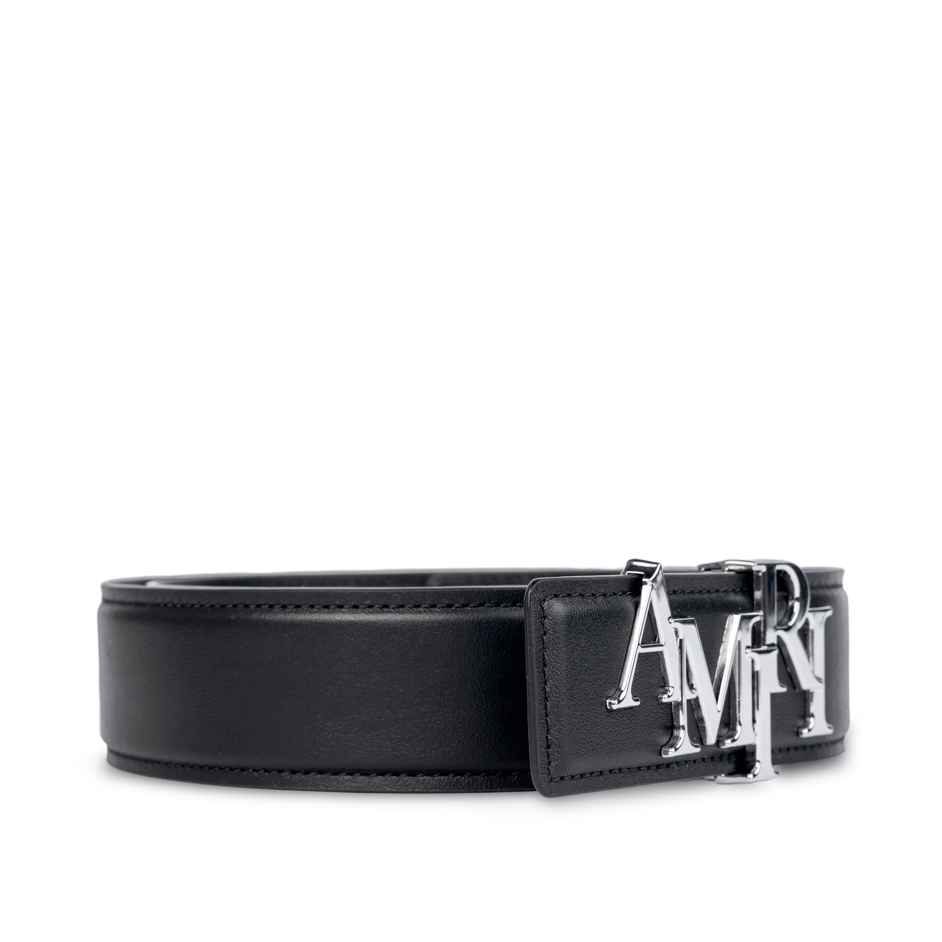 Cinturón Negro AMIRI 4 Cm Staggered