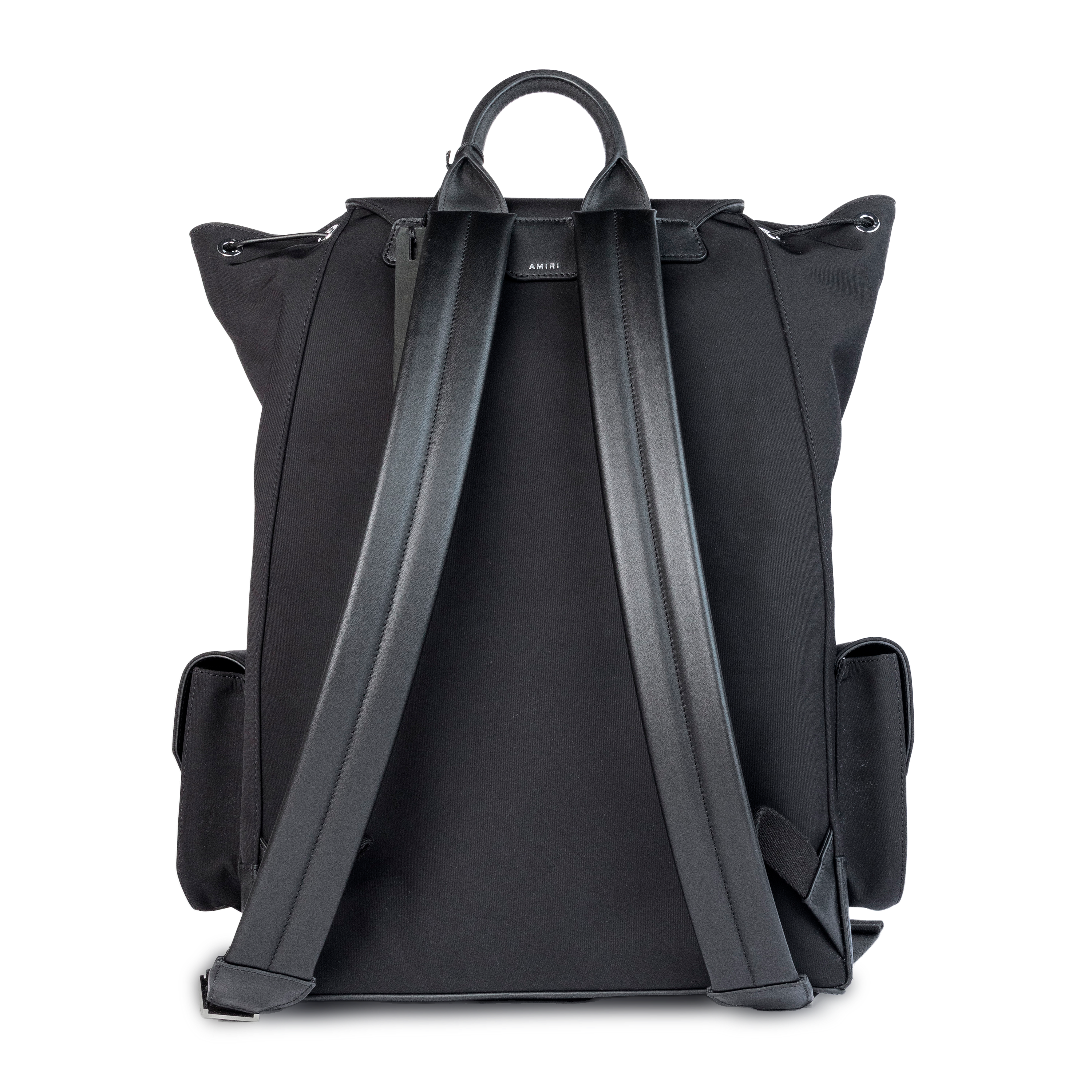 Mochila Negra AMIRI Staggered Logo