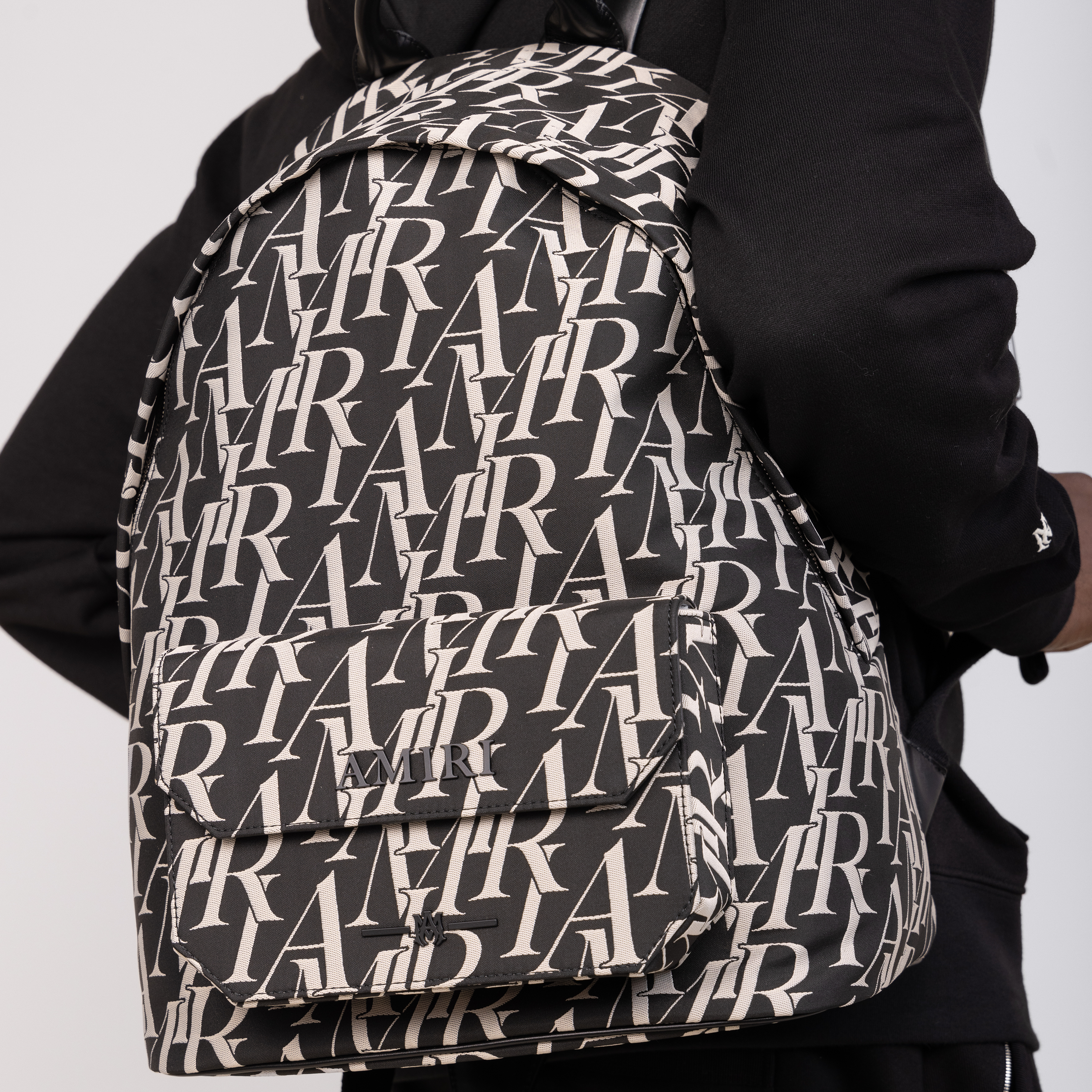 Morral Negra AMIRI Repeat Jacquard