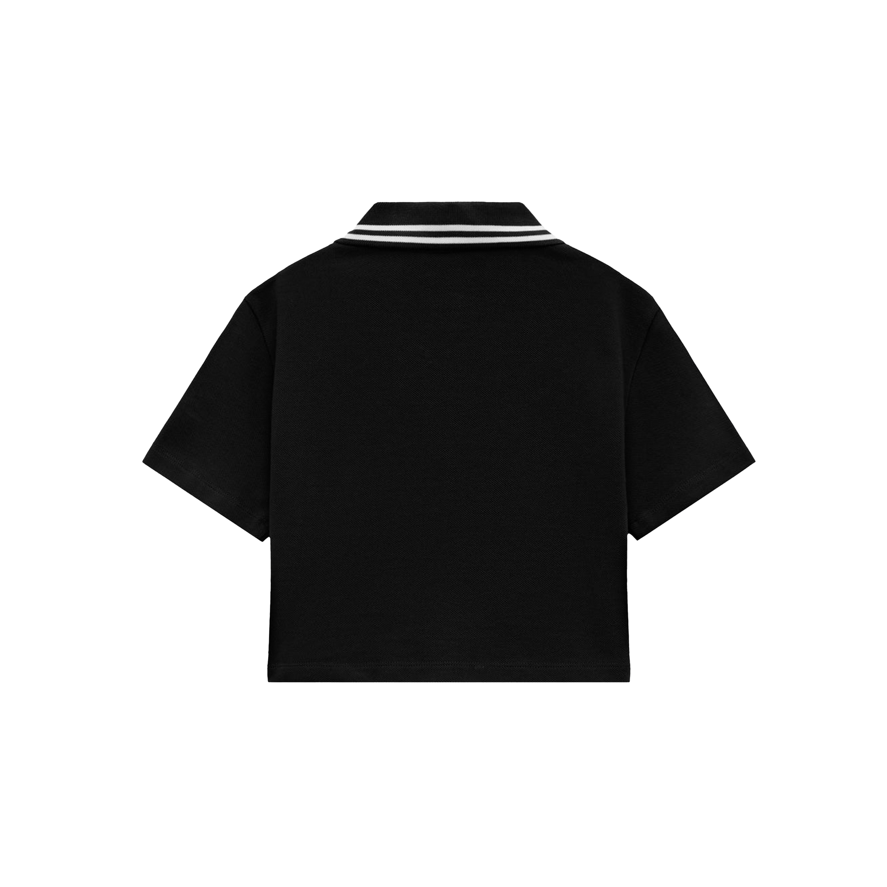 Camiseta Tipo Polo Negro AMIRI MA Quad Cropped