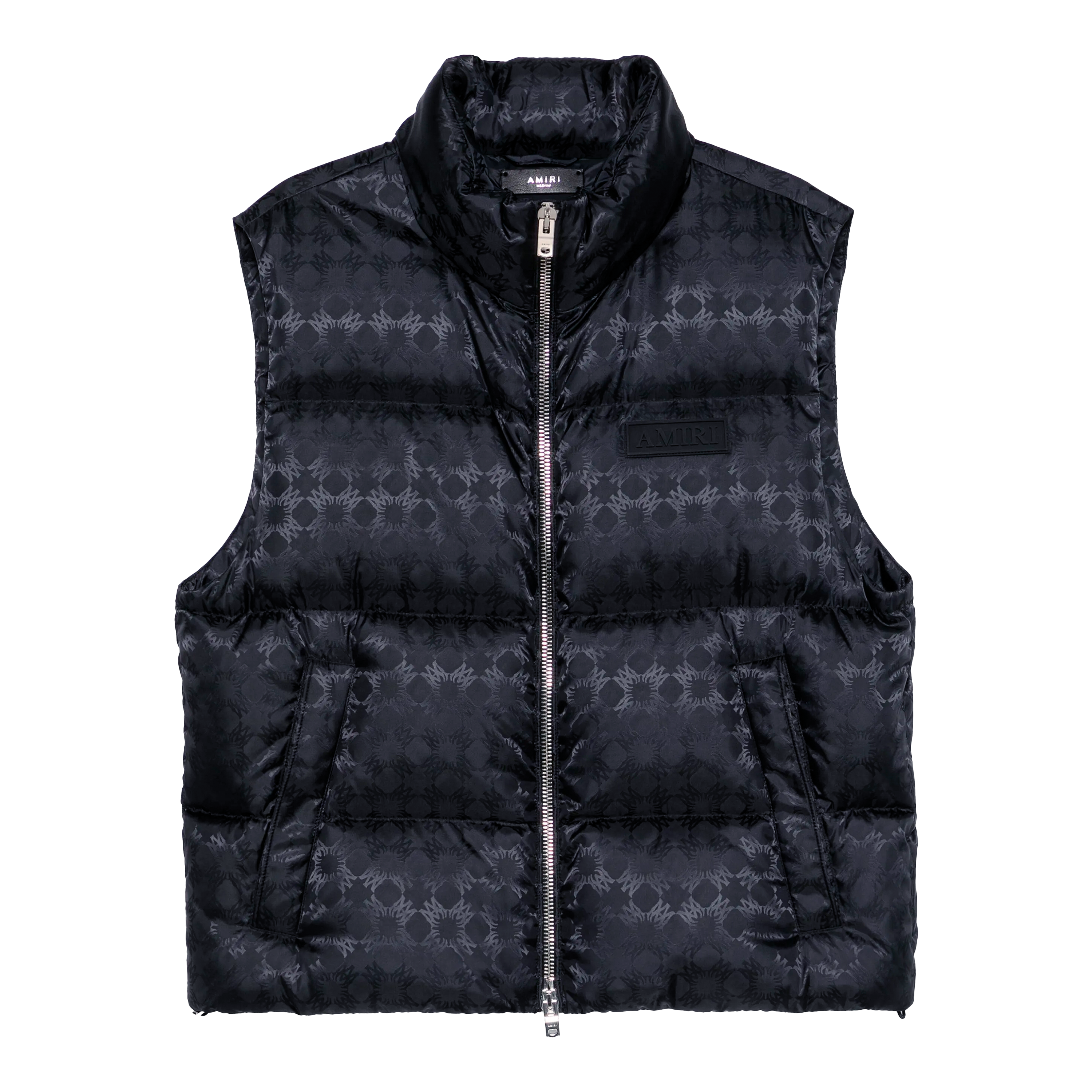 Chaleco Negro AMIRI MA Quad Jacquard Down