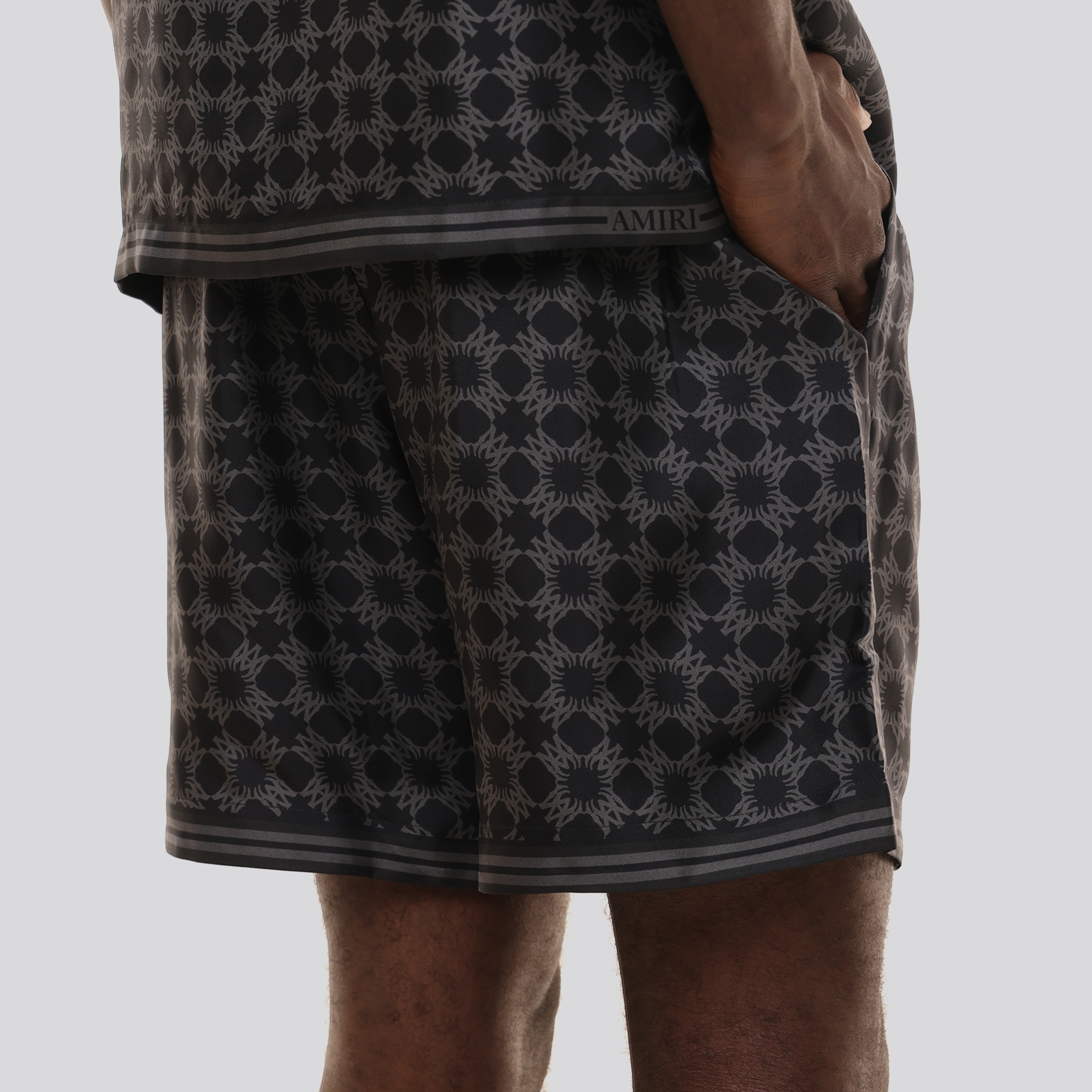 Pantaloneta Negra AMIRI MA Quad