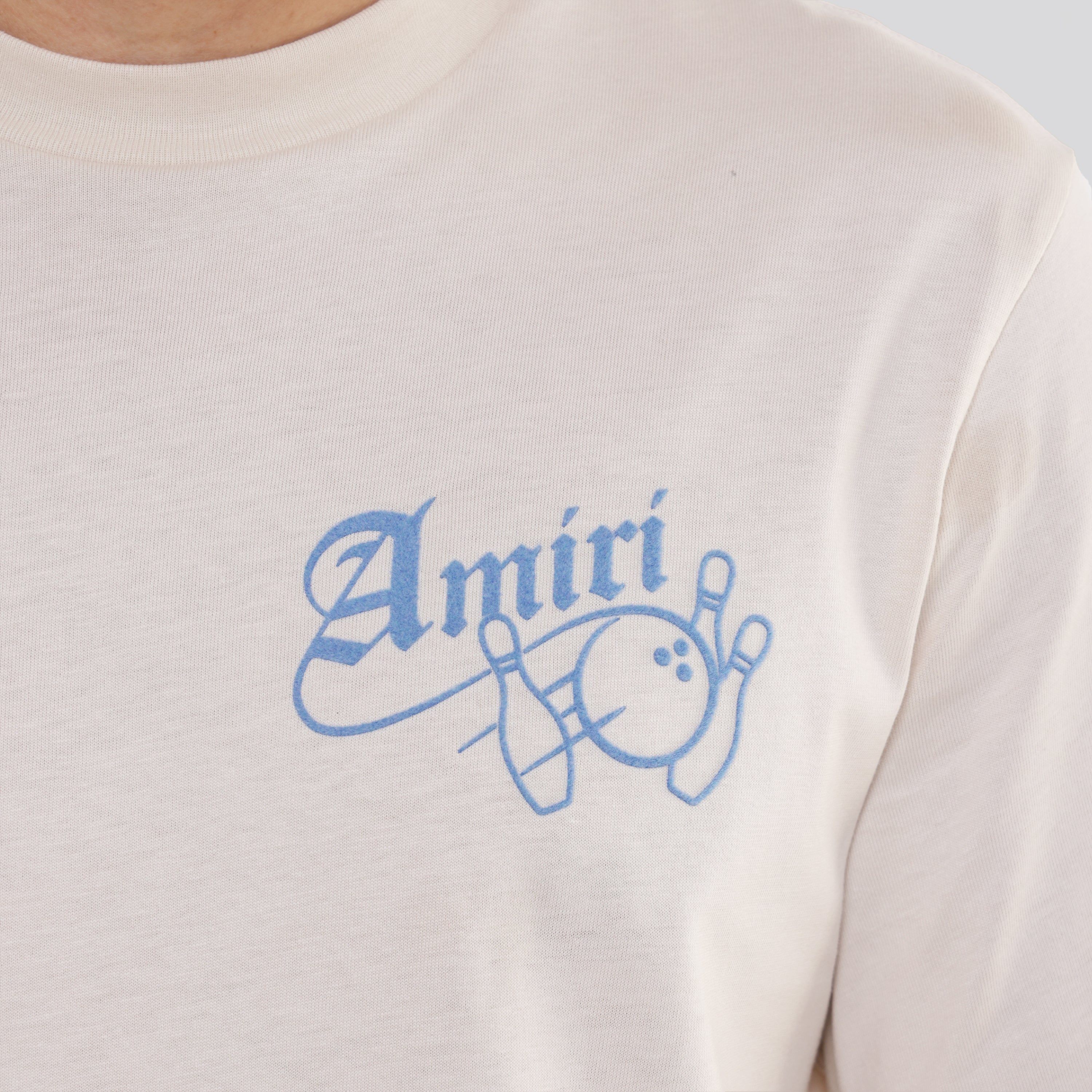 Camiseta Beige AMIRI Bowling