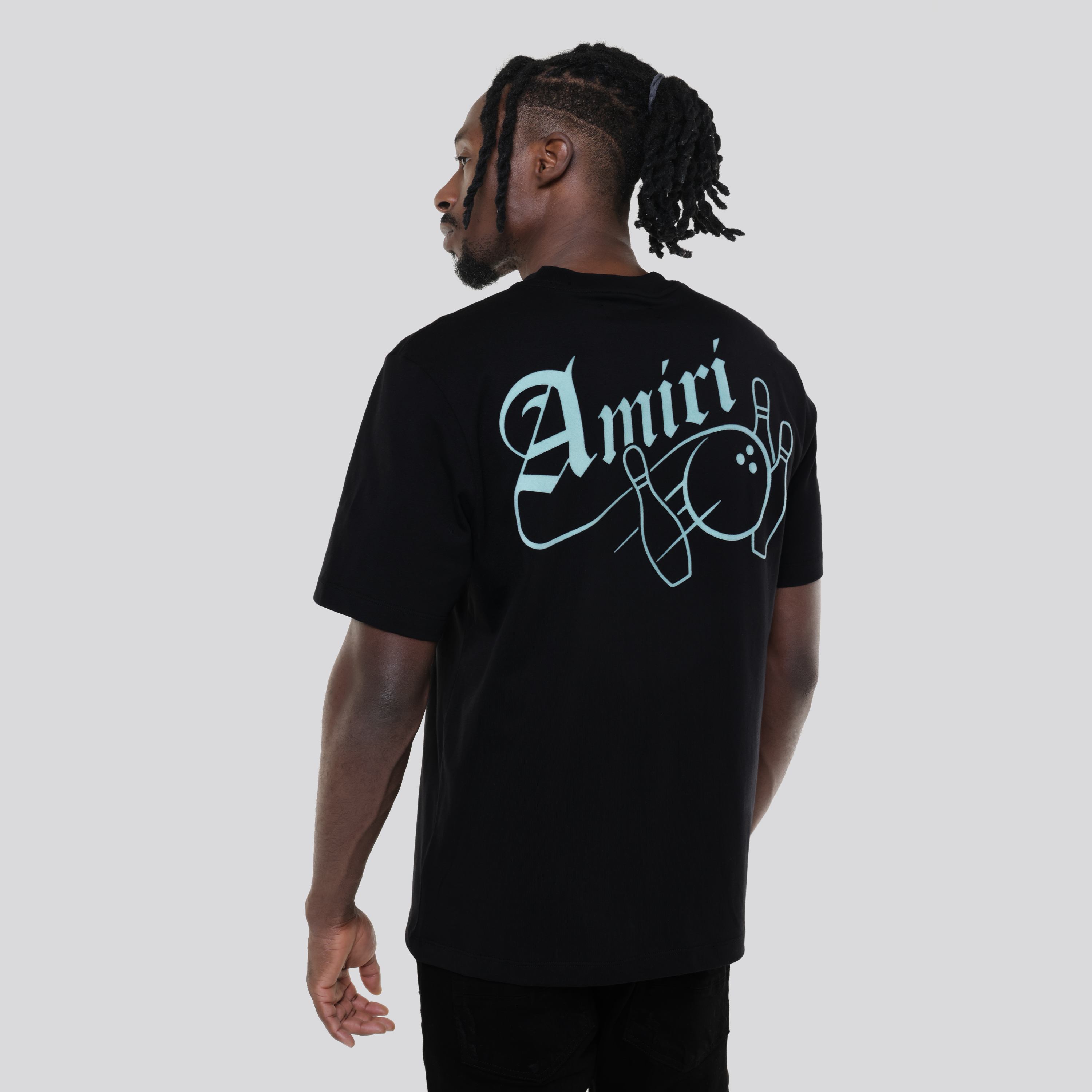 Camiseta Negra AMIRI Bowling