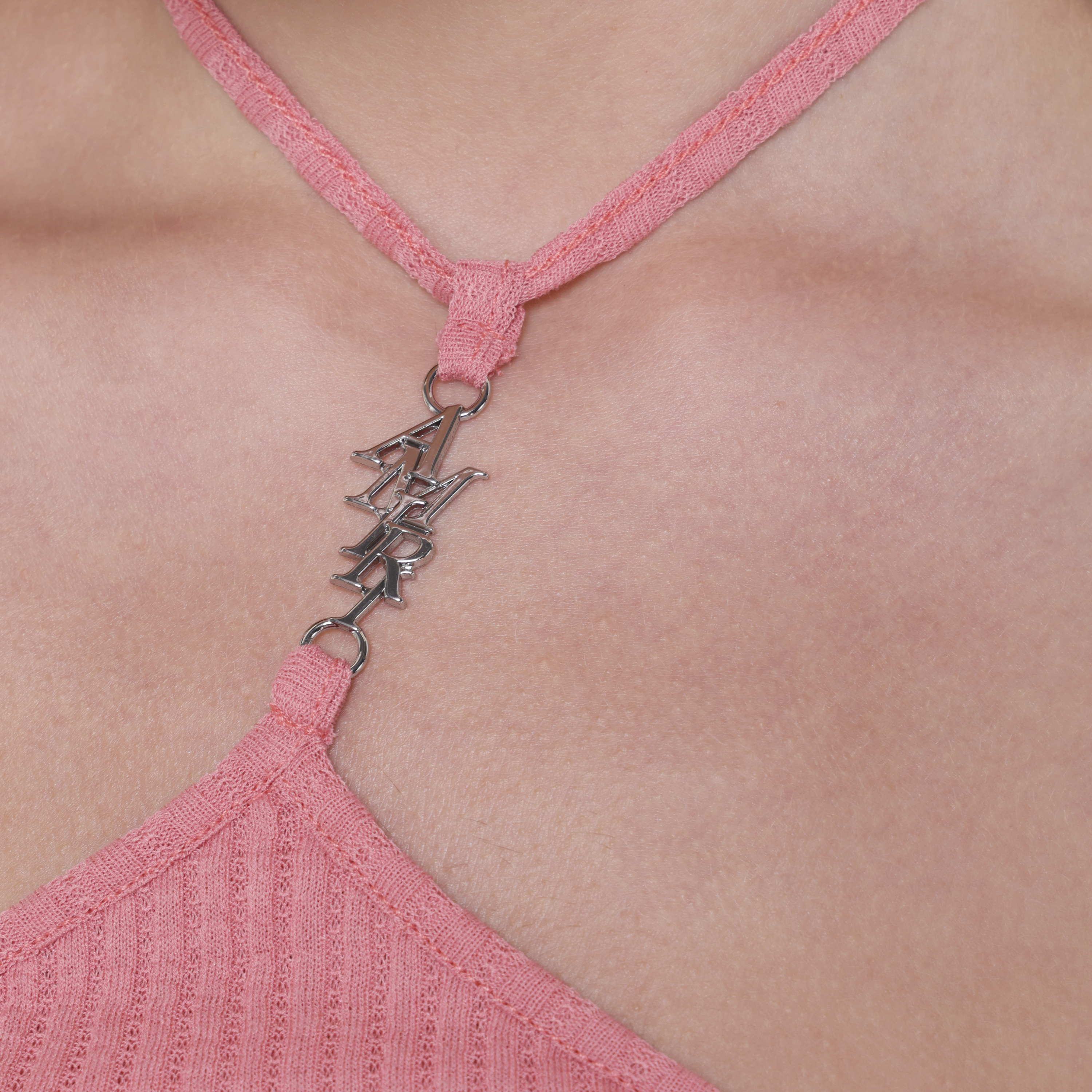 Top Rosado AMIRI Stacked Halter
