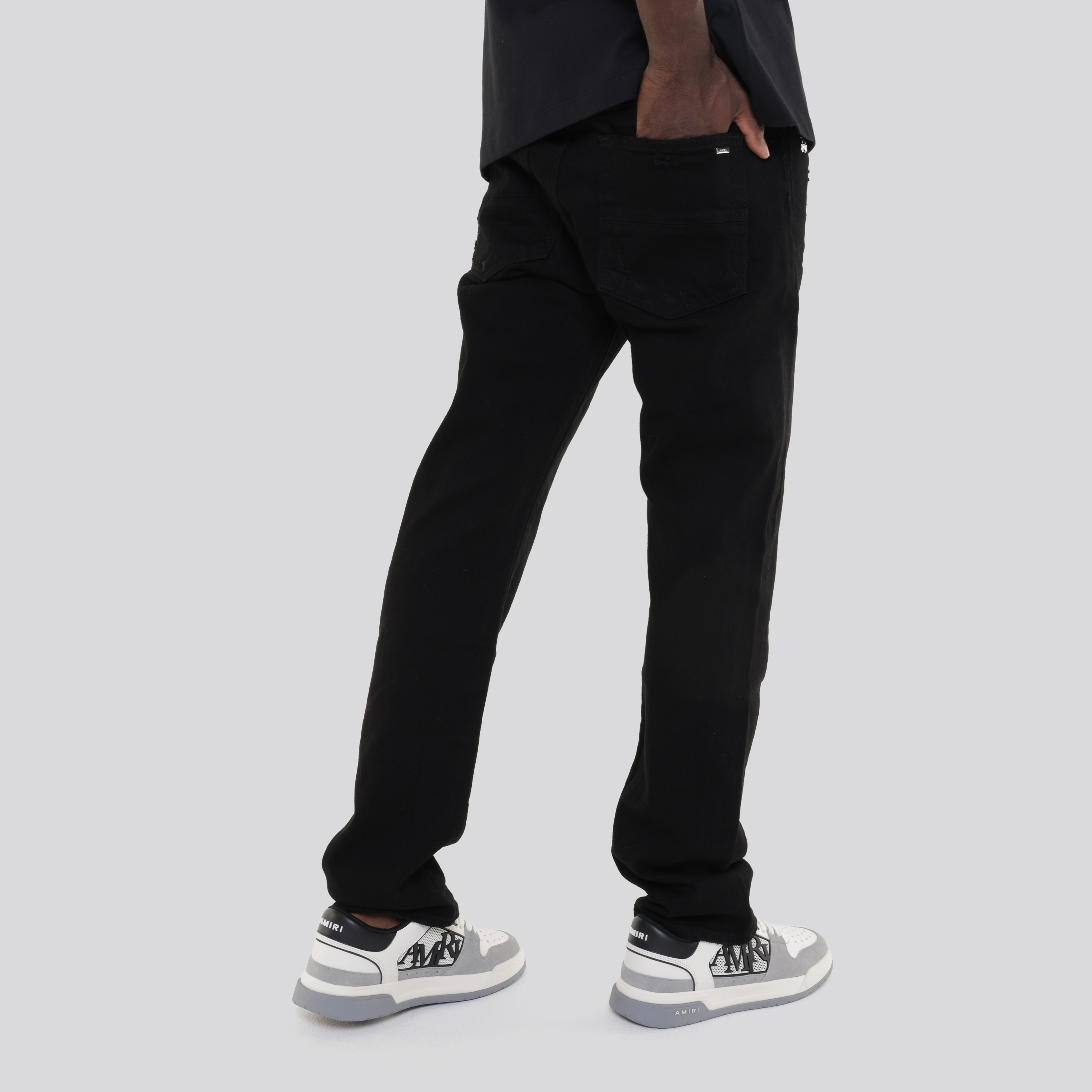Jeans Negro AMIRI MA Plaque
