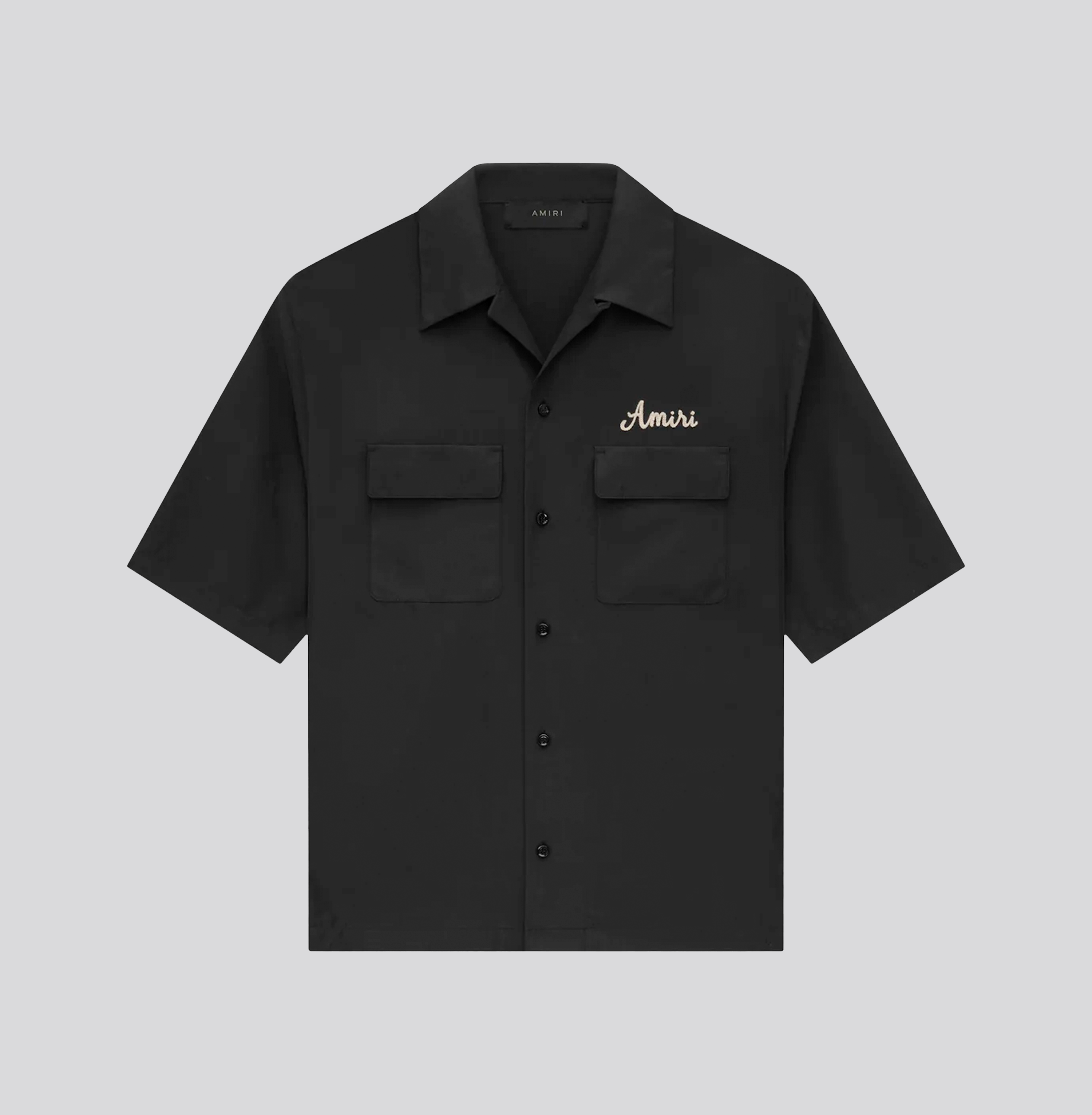 Camisa Negra AMIRI Jazz Wolf Camp