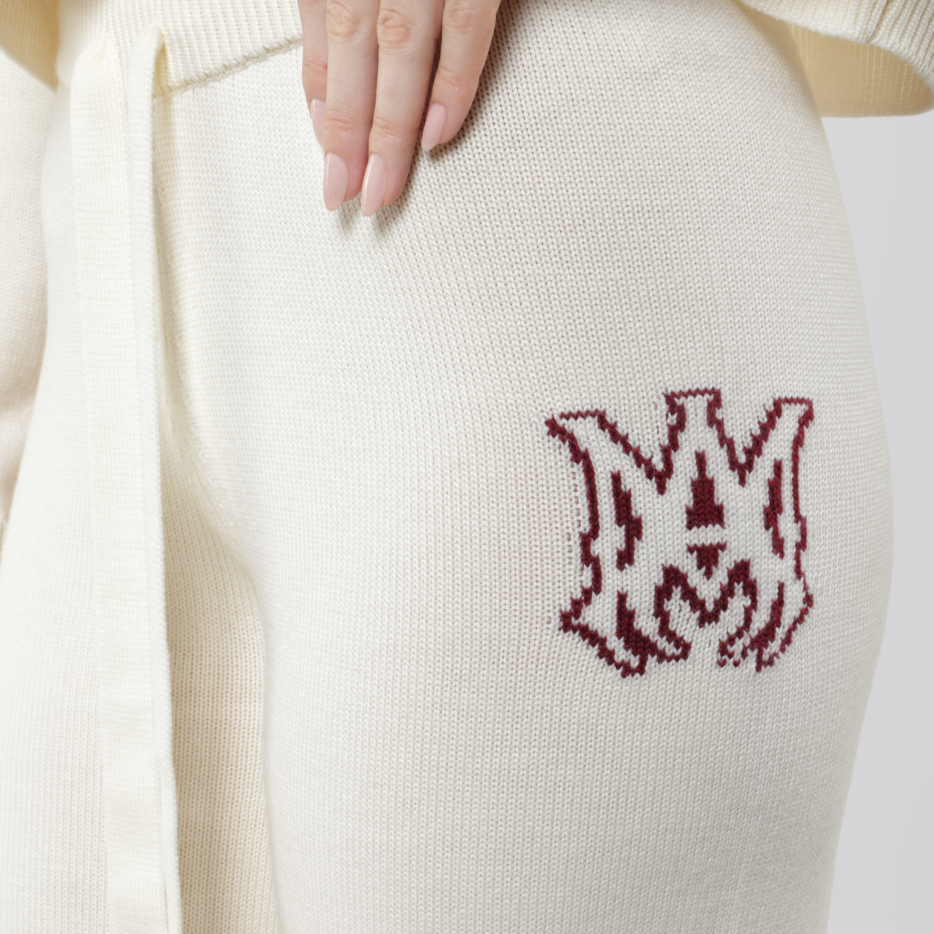Sudadera Beige AMIRI MA Logo