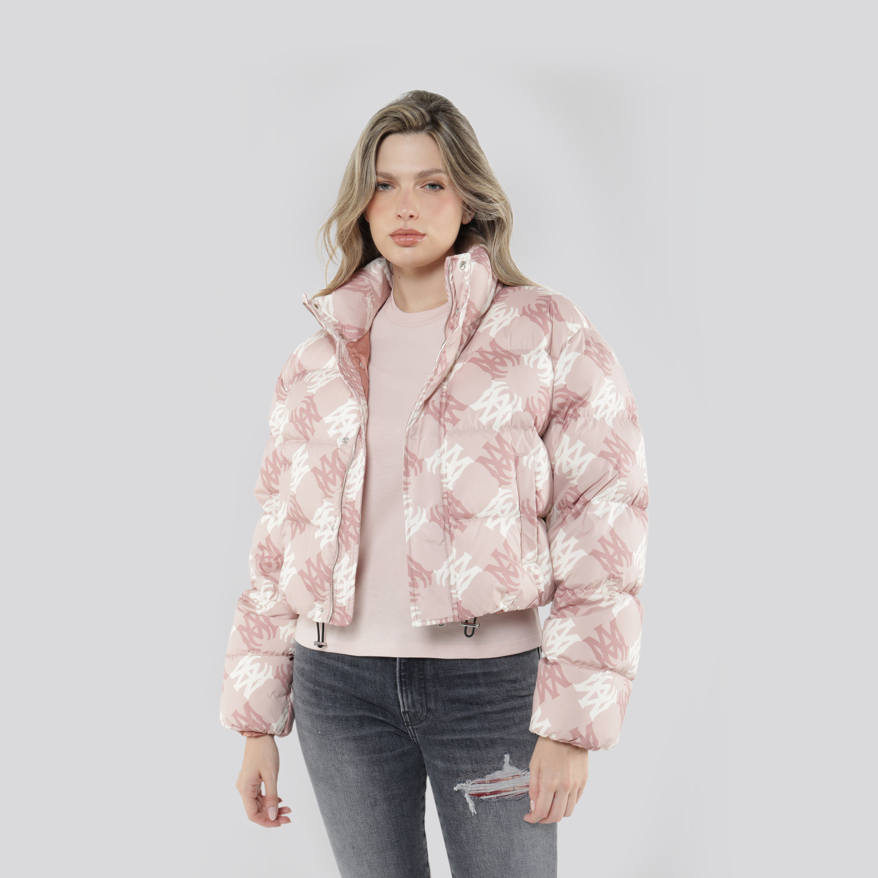 Chaqueta Rosada AMIRI MA Quad Cropped
