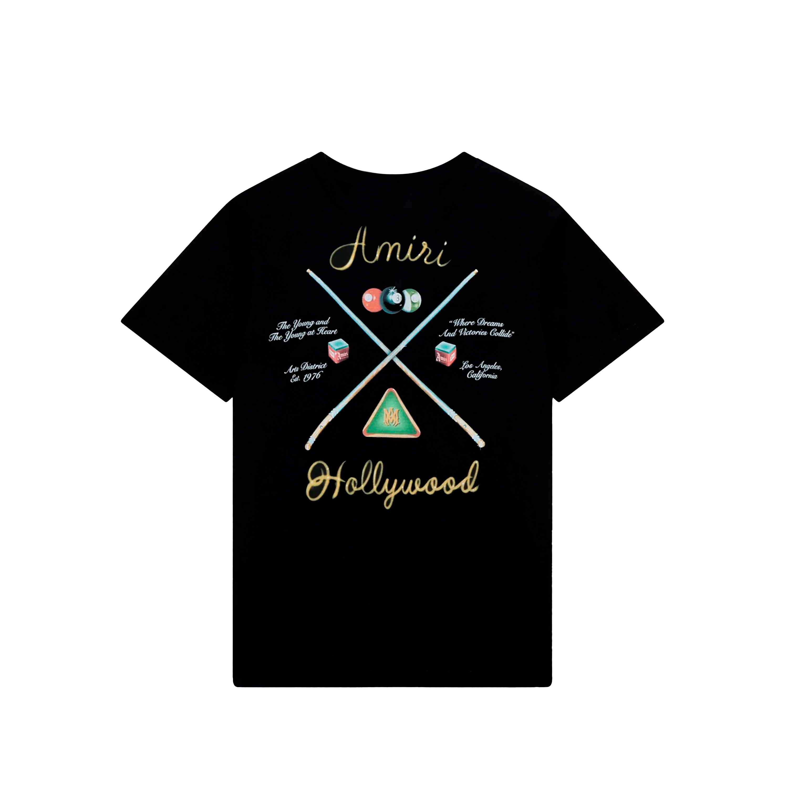 Camiseta Negra AMIRI Pool Cue