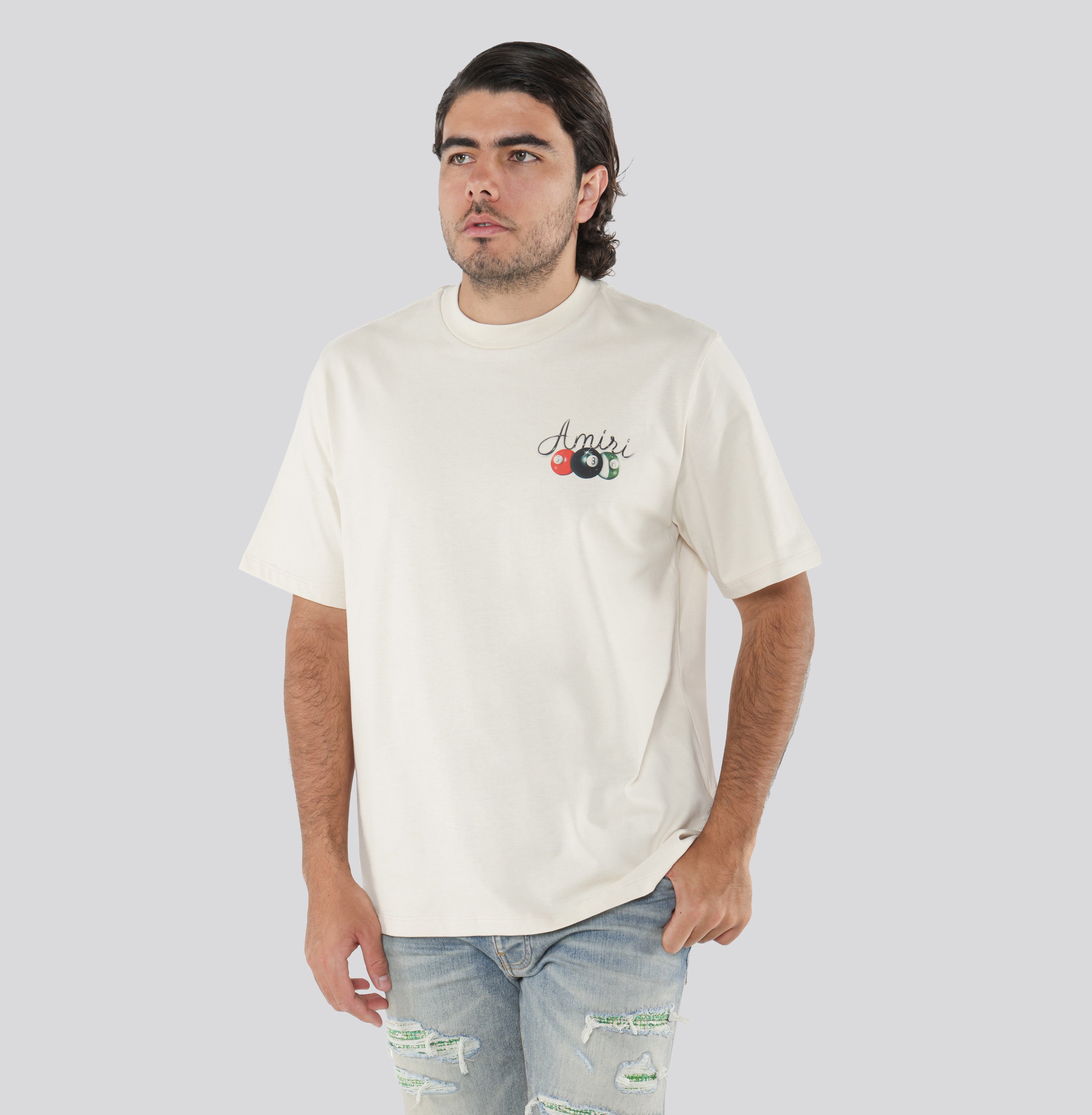 Camiseta Beige AMIRI Pool Cue