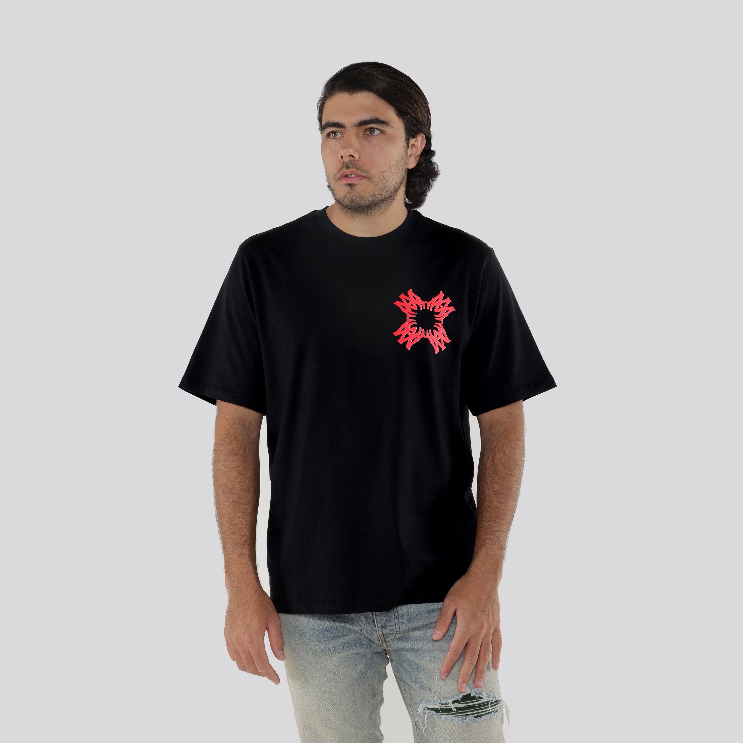 Camiseta Negra AMIRI MA Quad