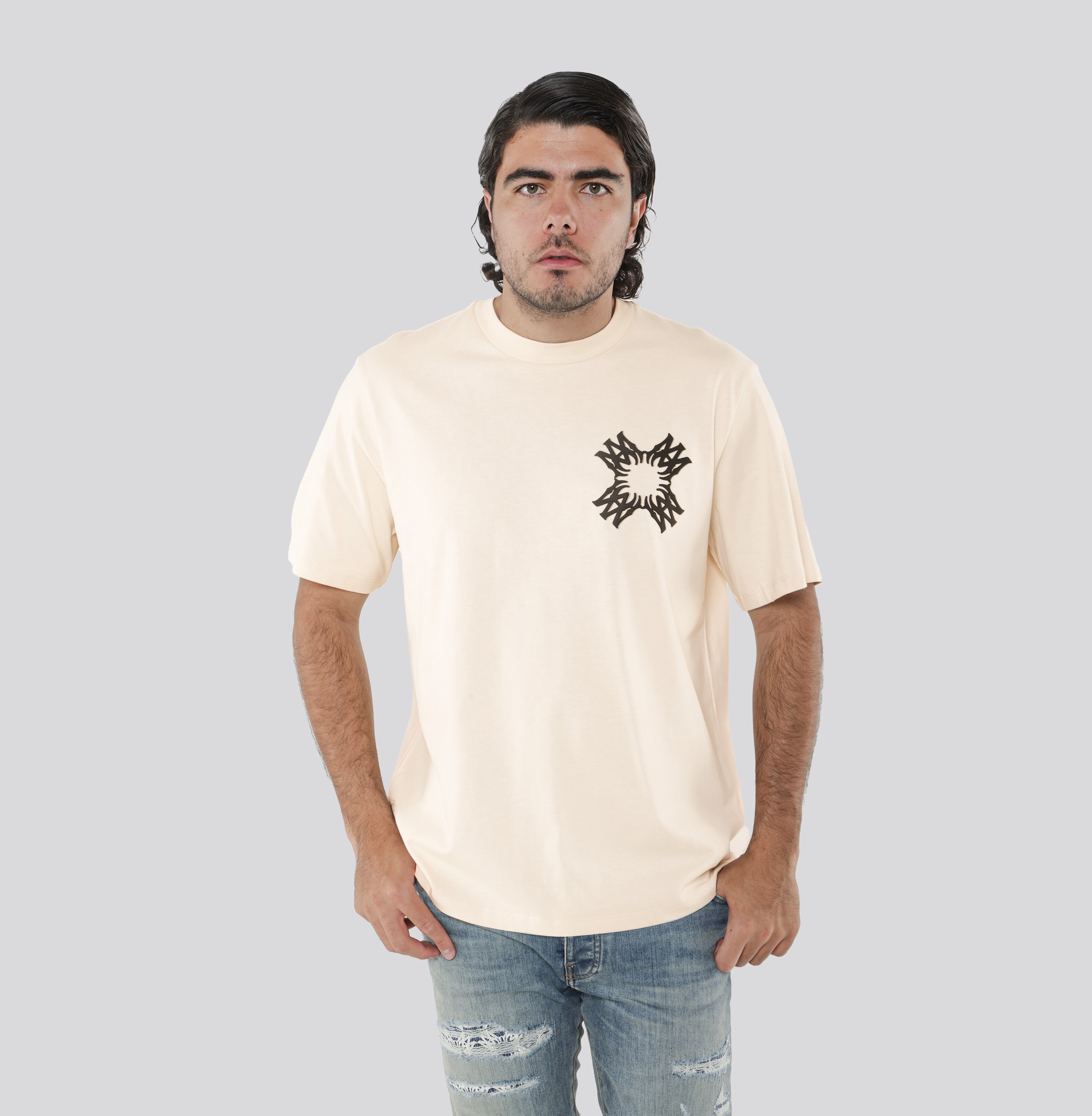 Camiseta Beige AMIRI MA Quad