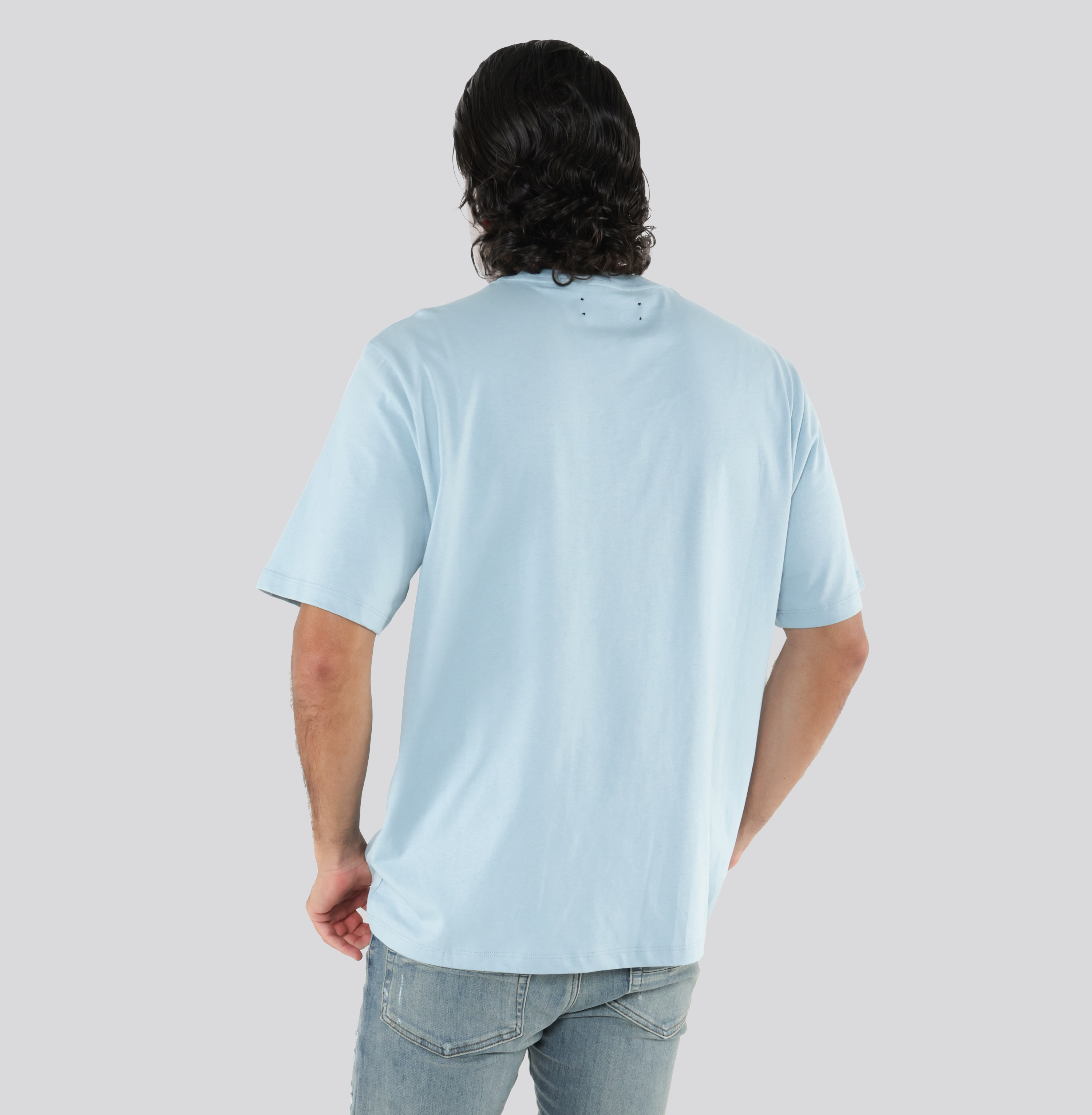 Camiseta Celeste AMIRI Three Star