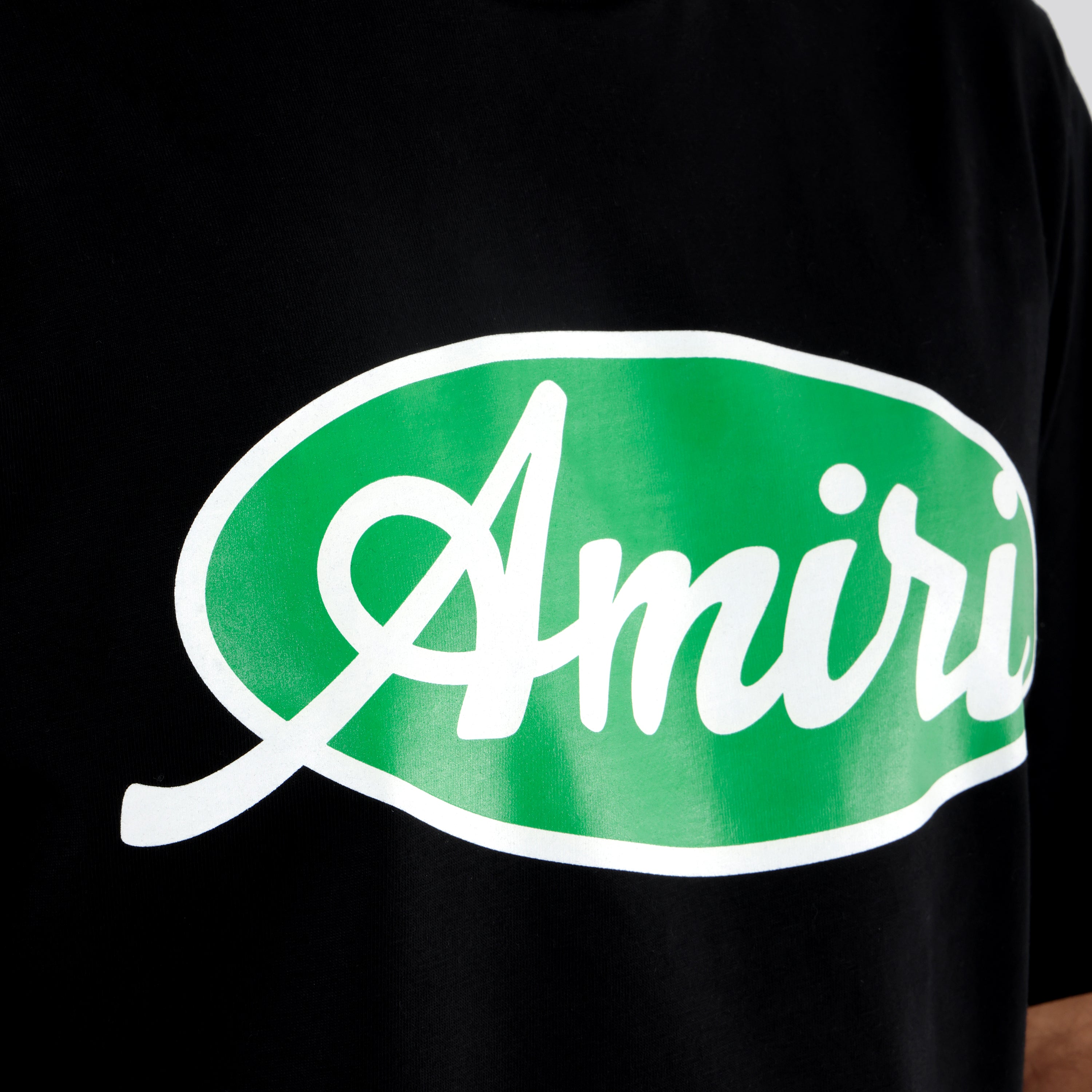 Camiseta Negra AMIRI Oval