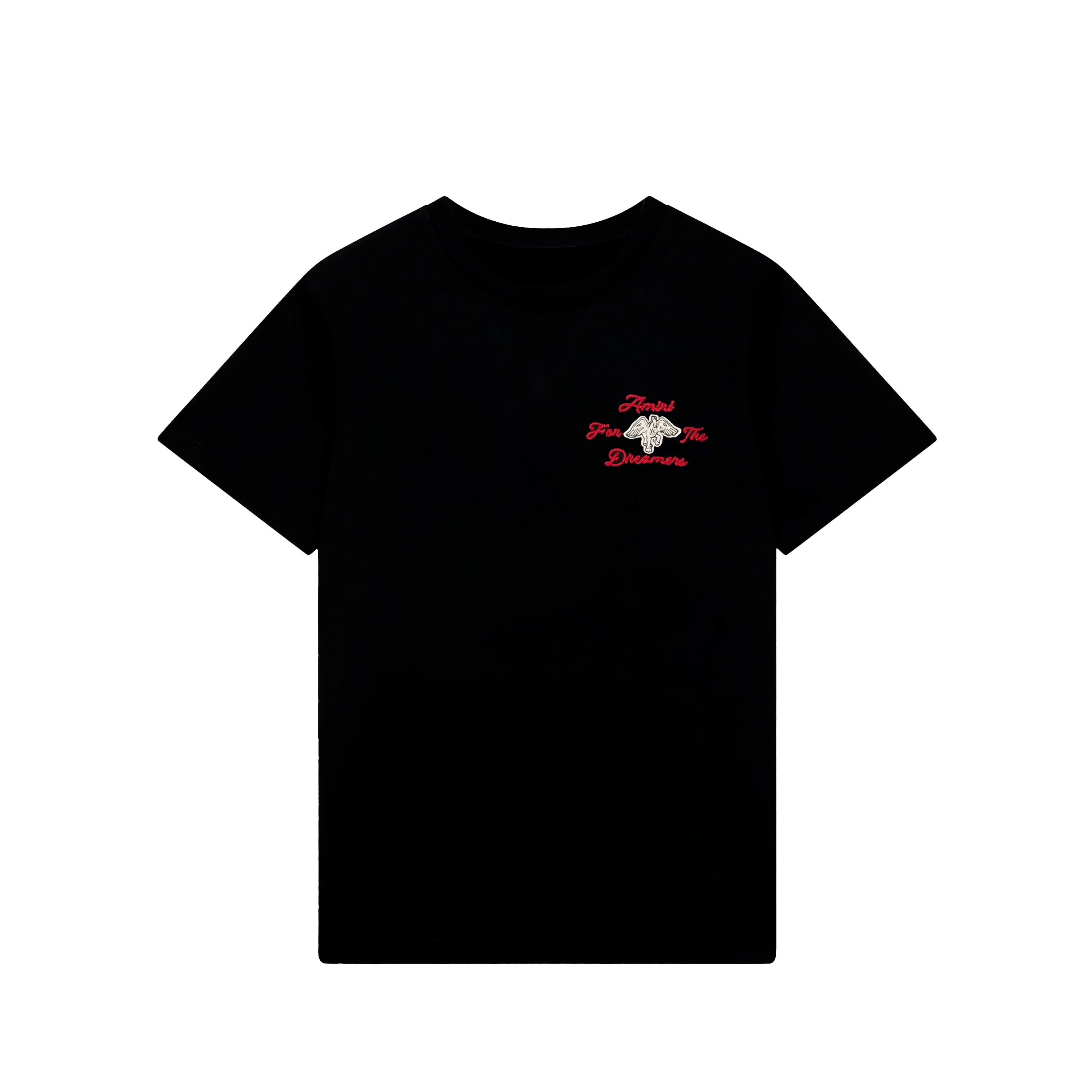 Camiseta Negra AMIRI Embroidered Dreamers