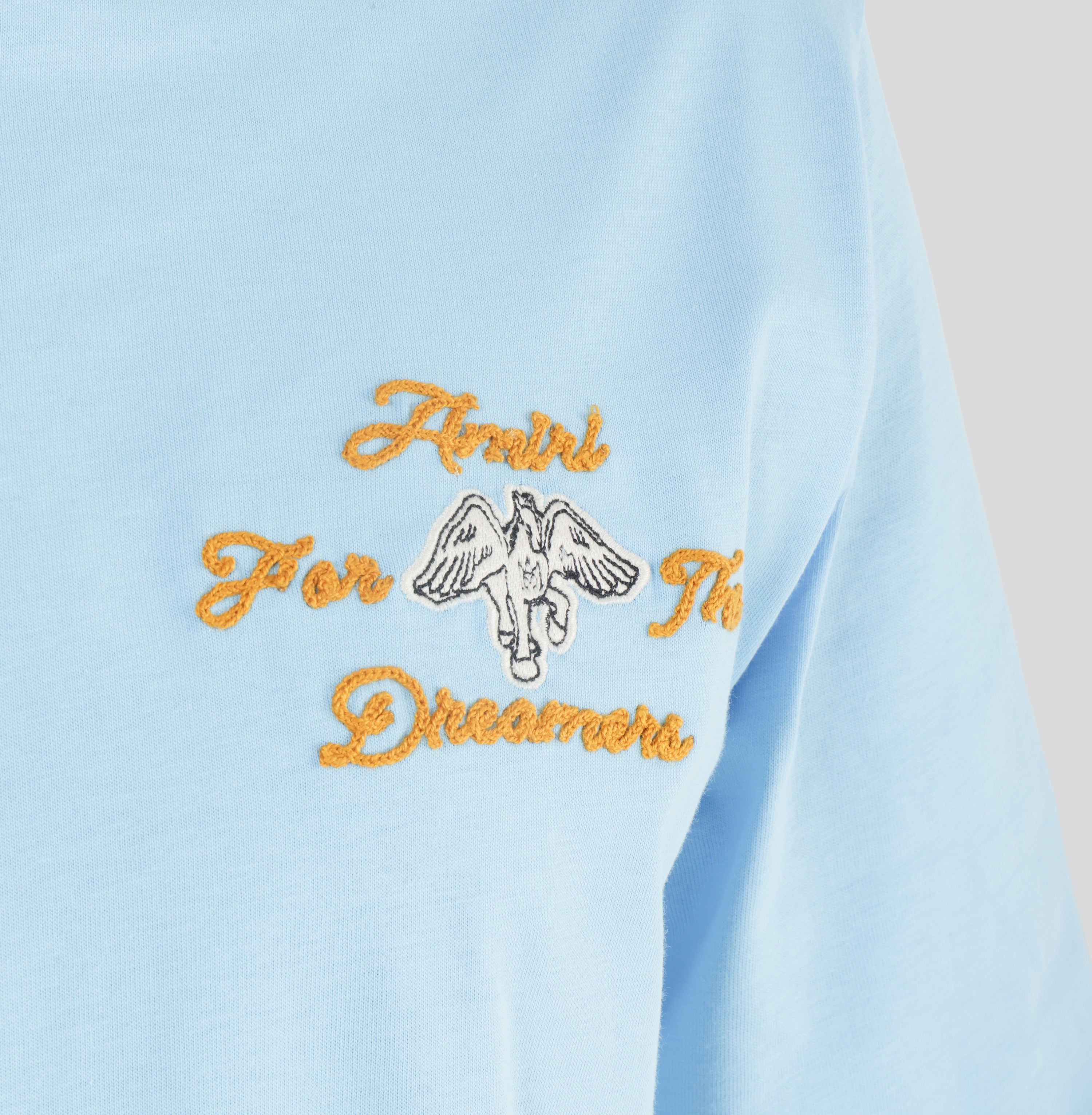 Camiseta Celeste AMIRI Embroidered Dreamers