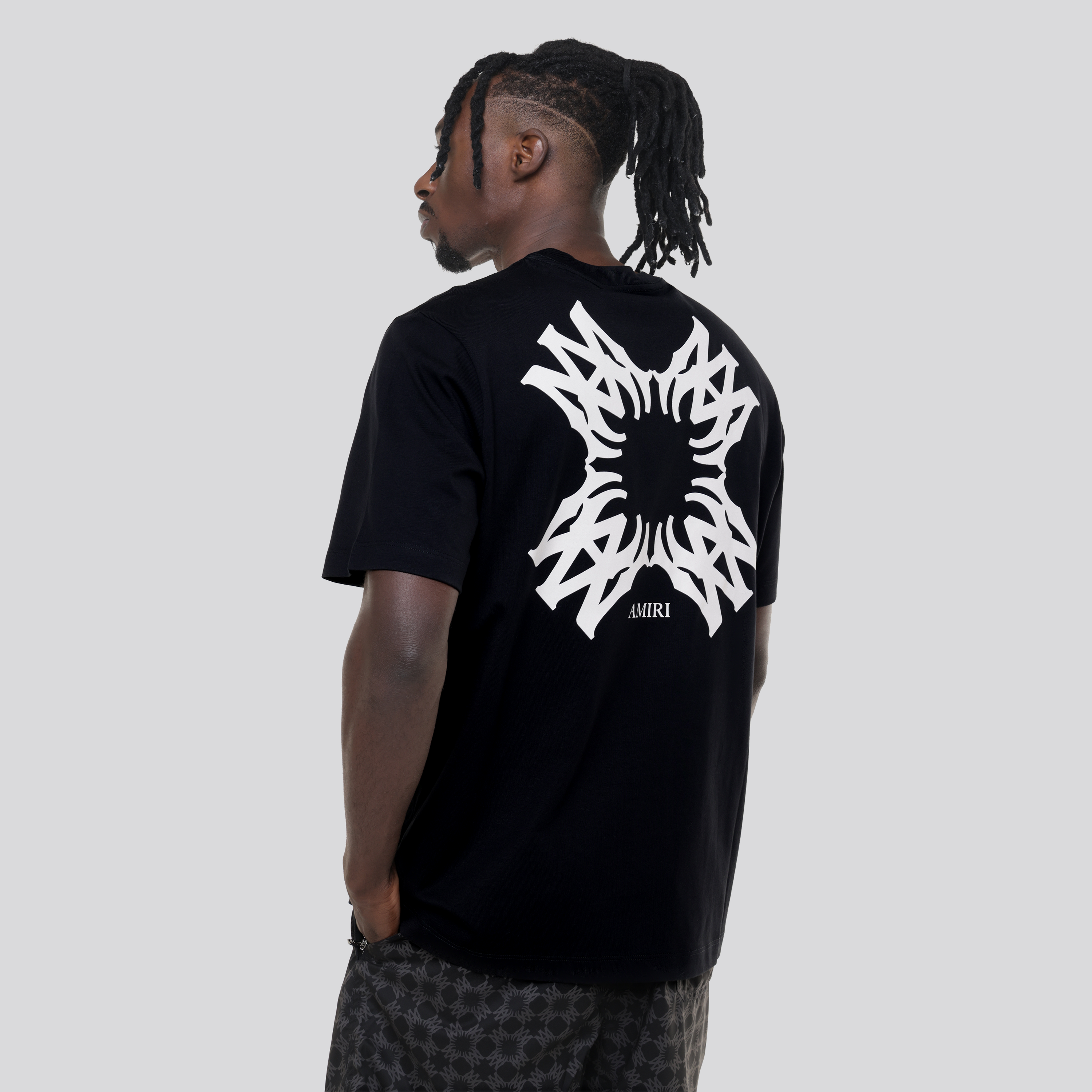 Camiseta Negra AMIRI MA Quad