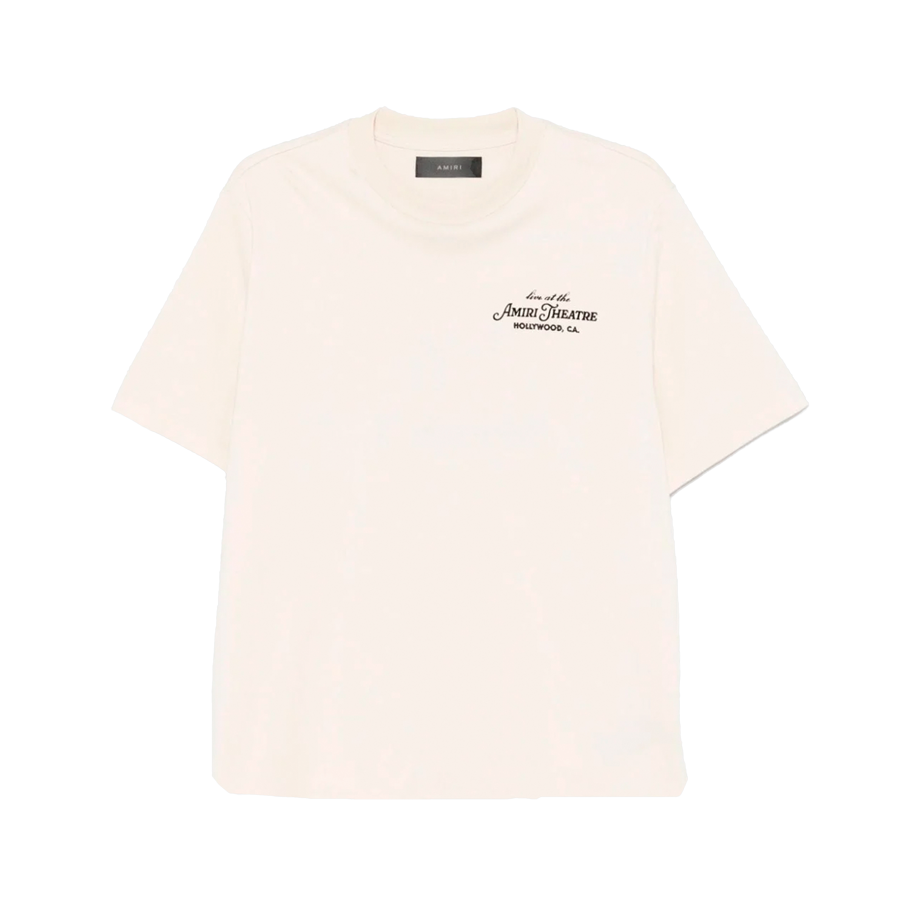 Camiseta Beige AMIRI Theatre Flocked