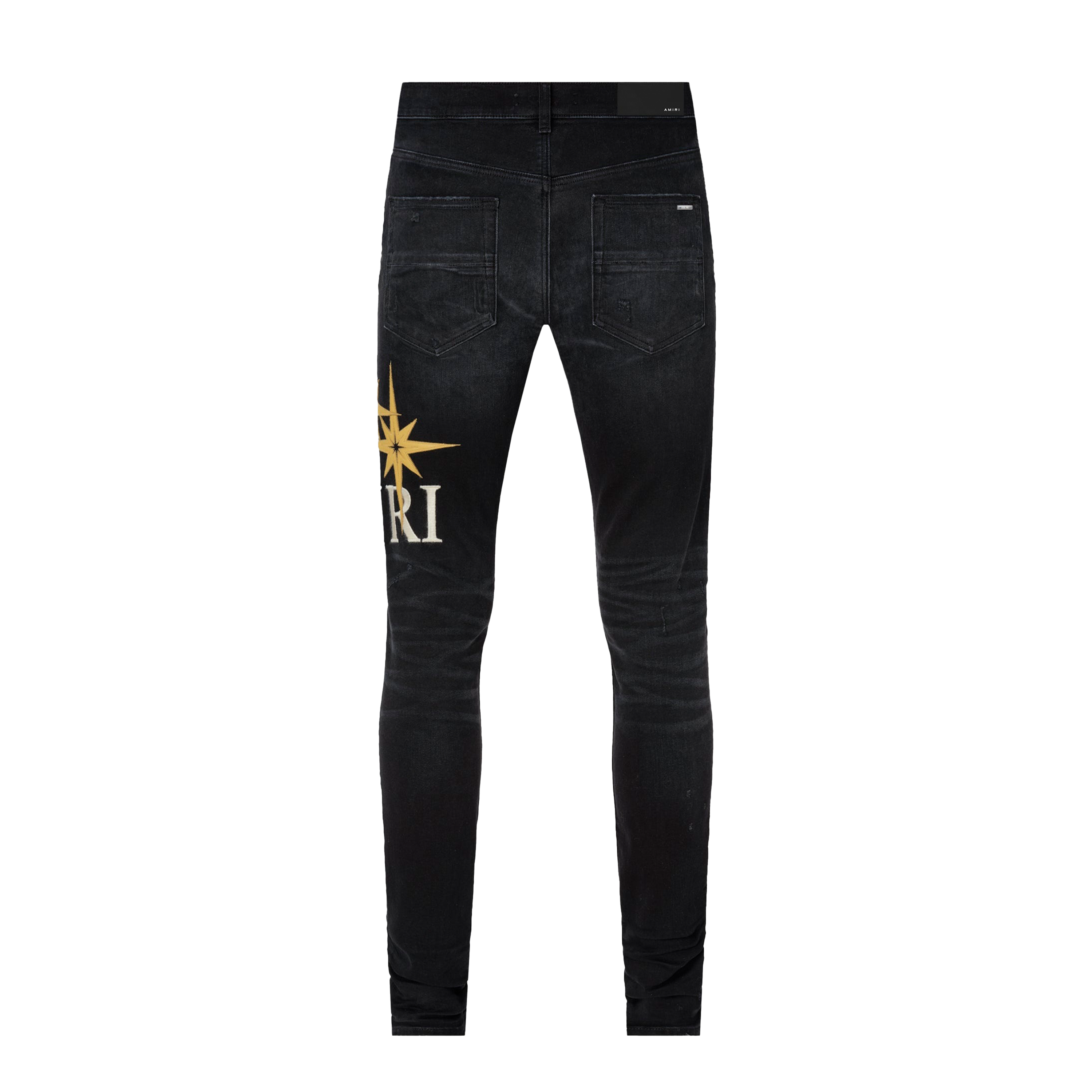 Jeans Negro AMIRI Starburst Applique Skinny