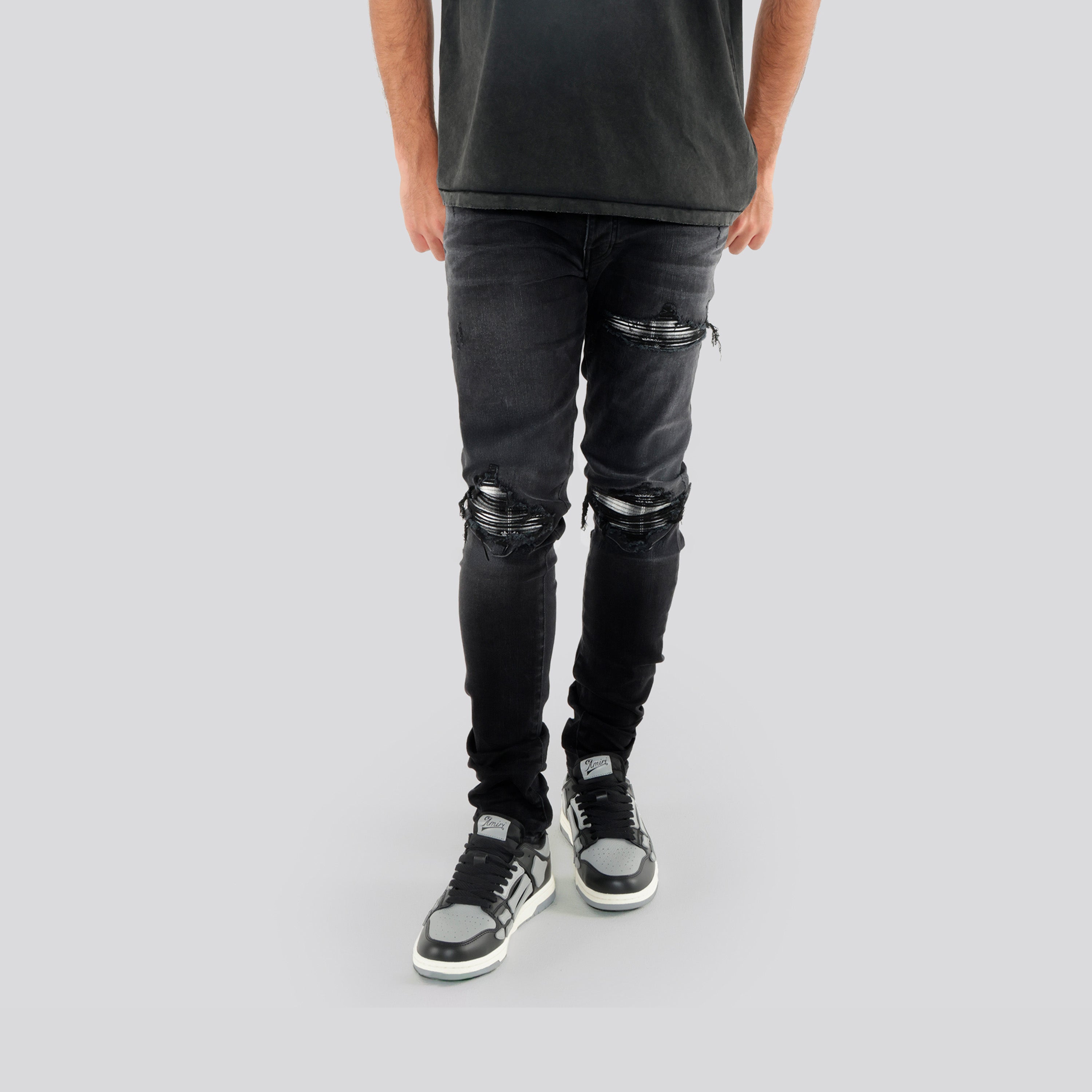 Jeans Negro AMIRI MA Quad Plaid Mx1