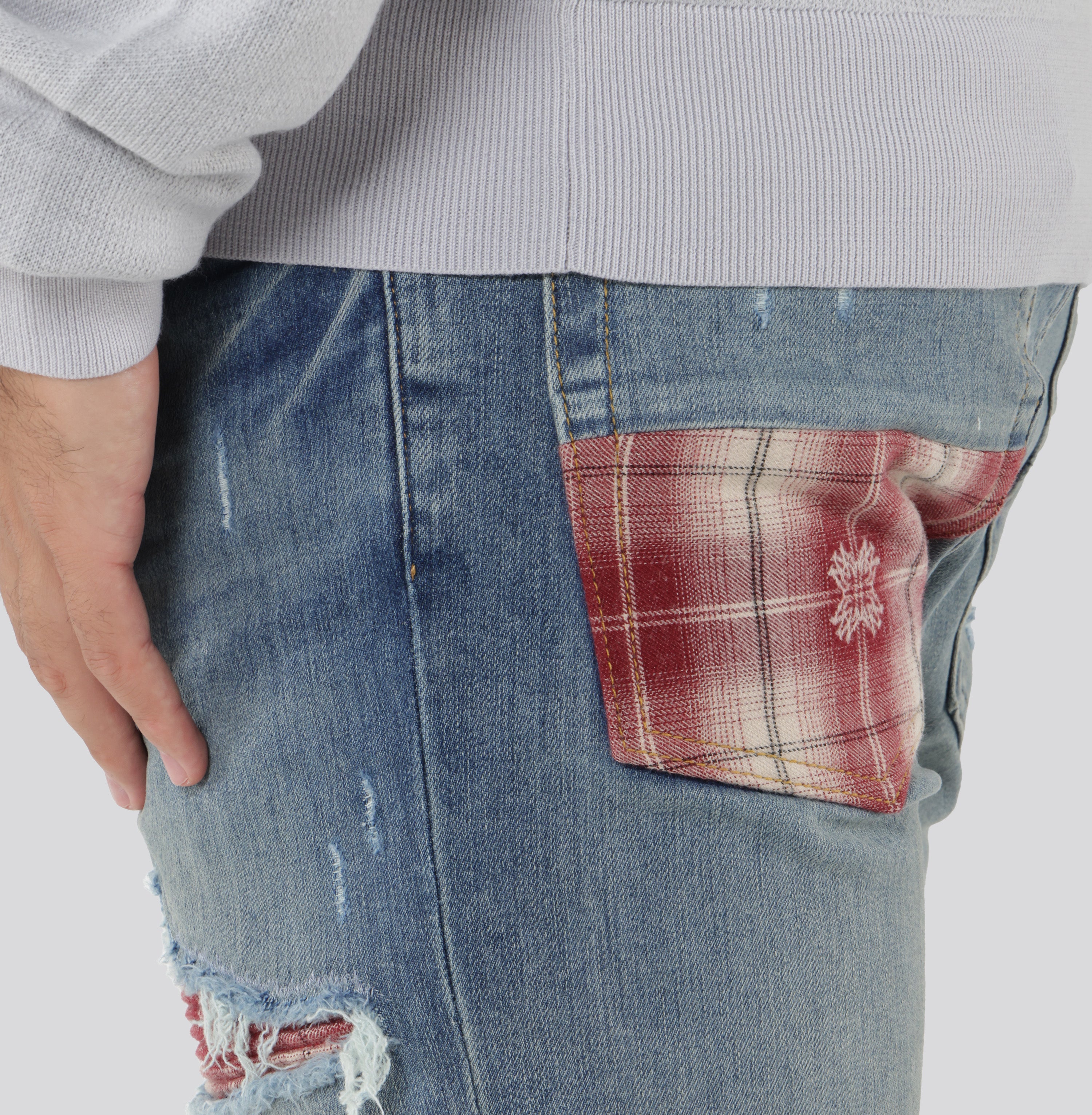 Jeans Denim AMIRI MA Quad Plaid Mx1
