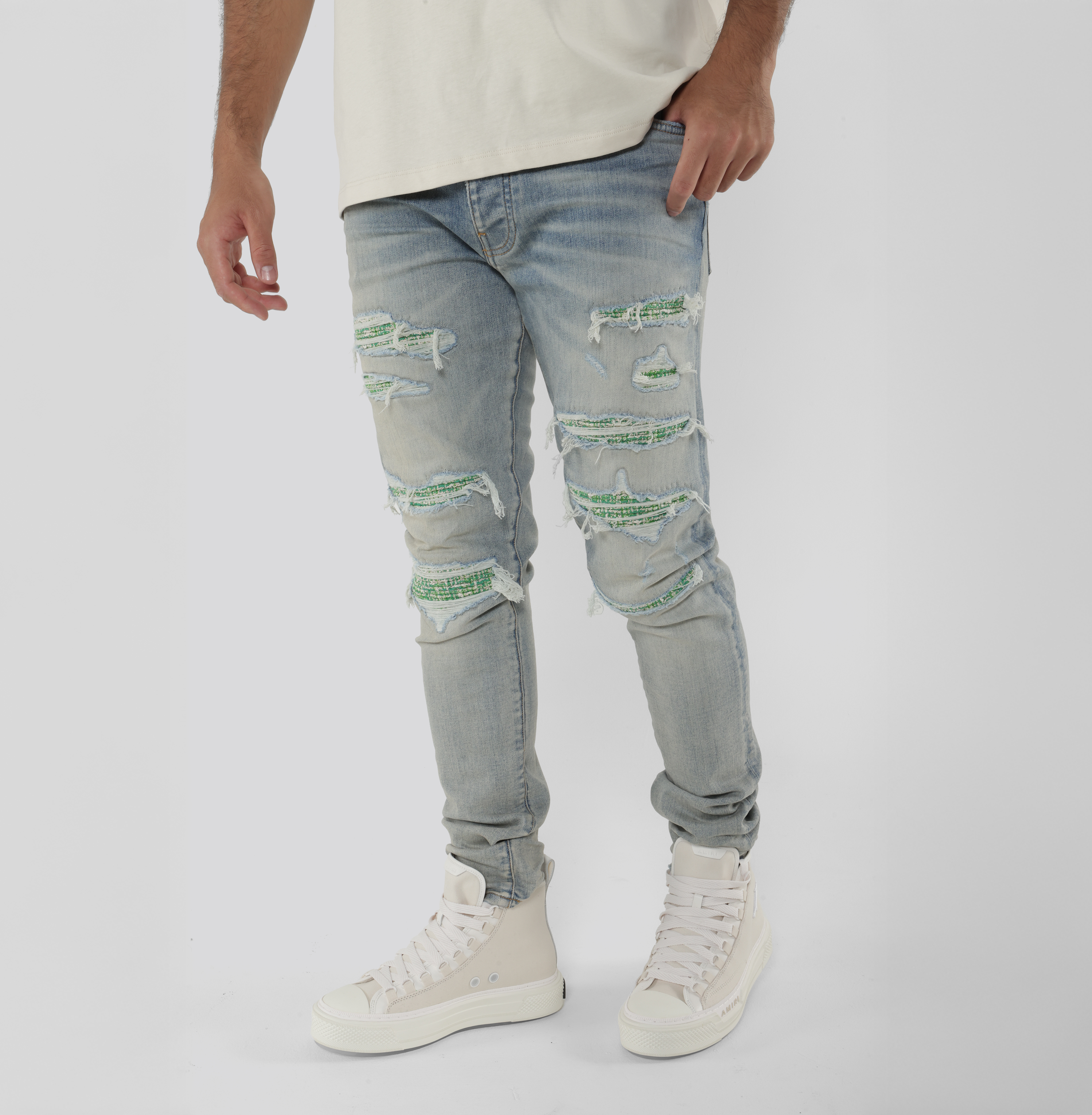 Jeans Denim AMIRI Boucle Thrasher