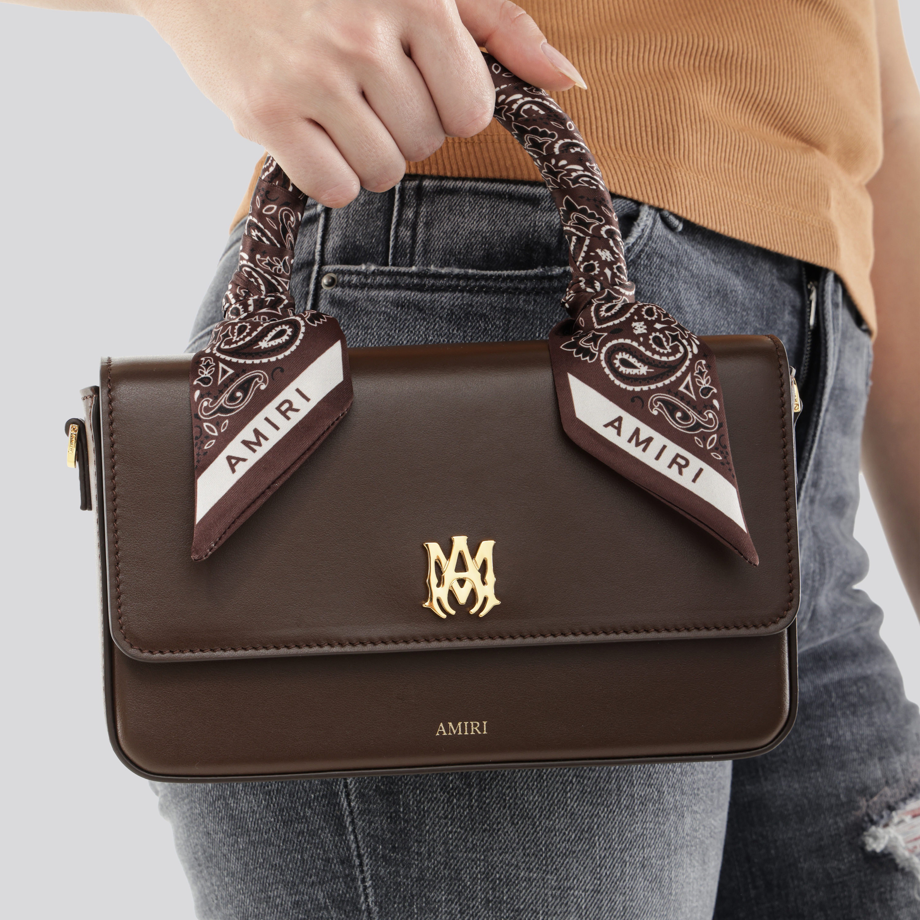 Cartera Café AMIRI Micro Long Ma