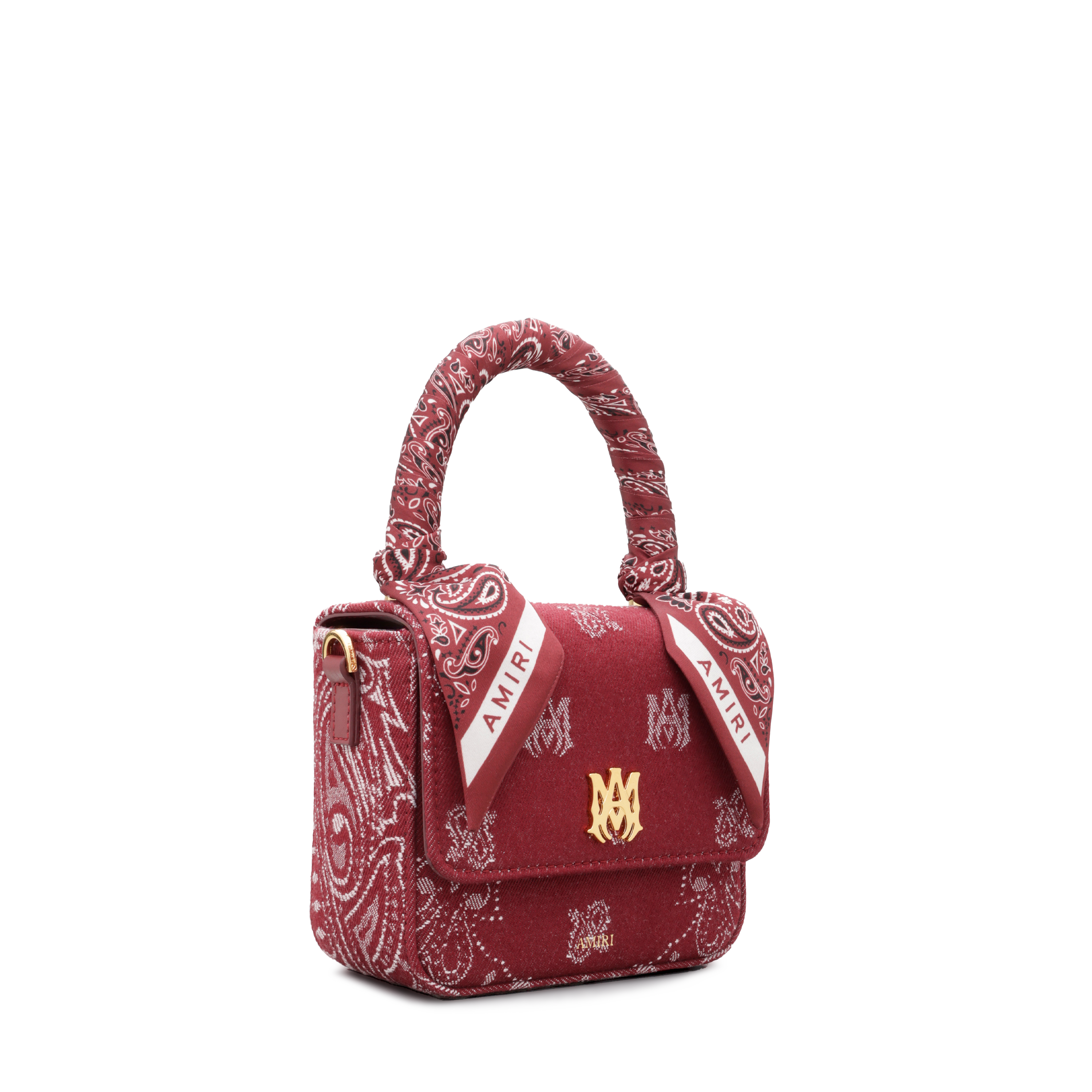 Cartera Rodo AMIRI Denim Bandana Micro Ma