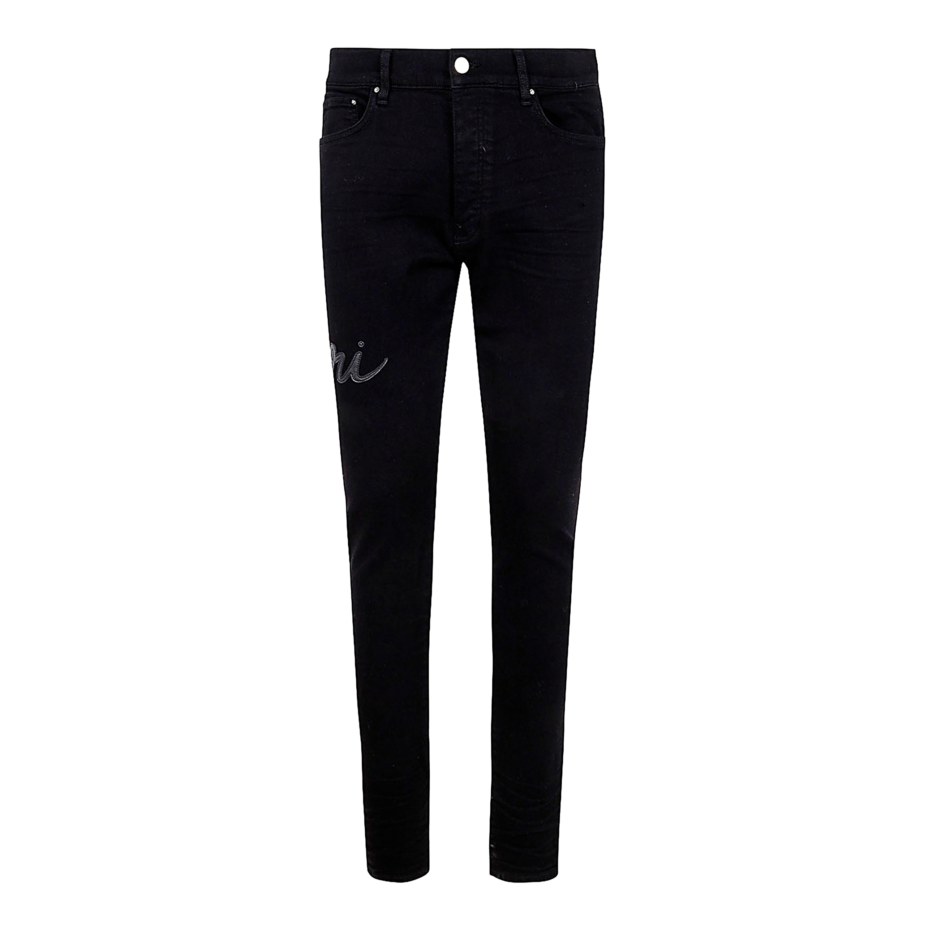 Jeans Negro AMIRI Script Logo Skinny