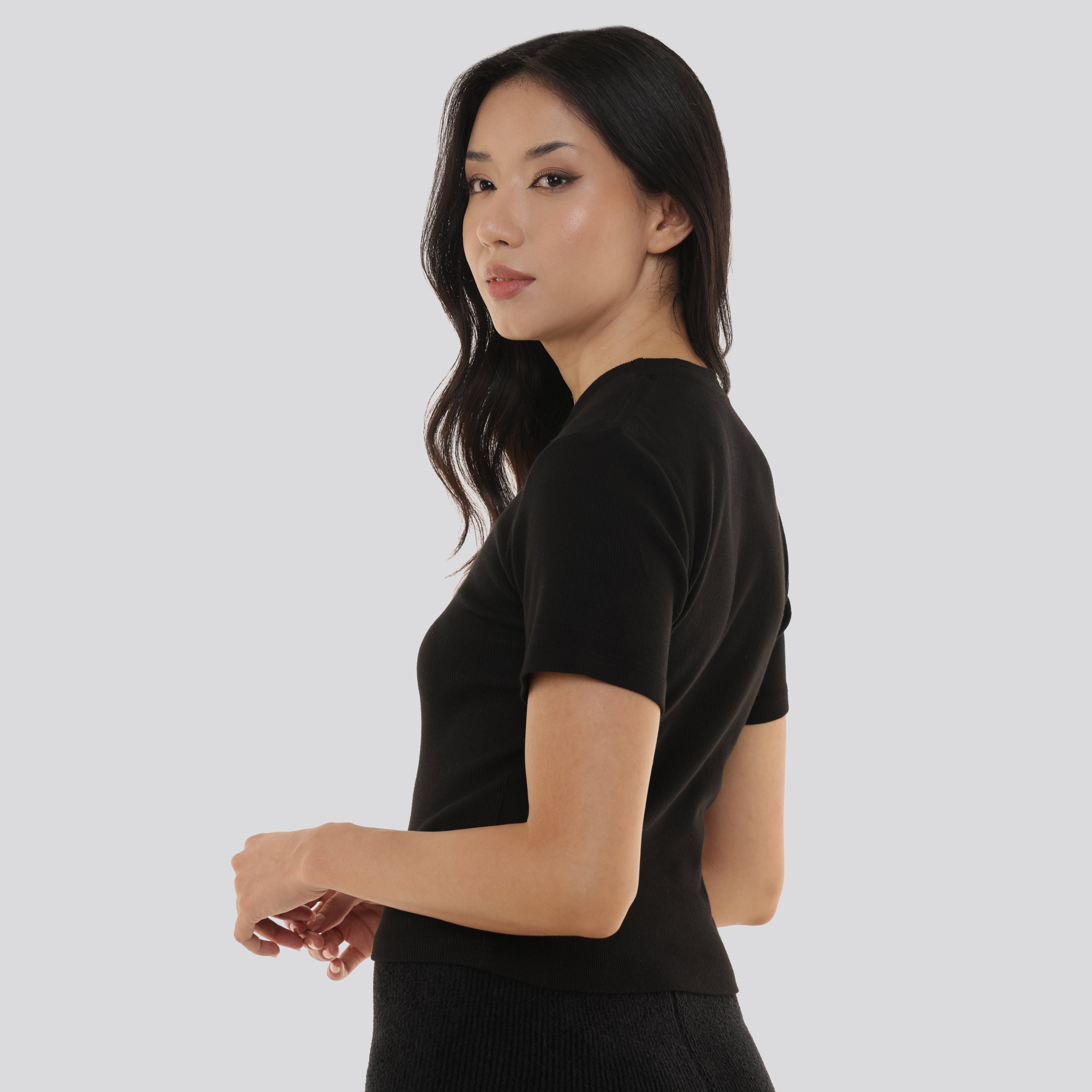 Camiseta Negra AMIRI MA Quad Baby