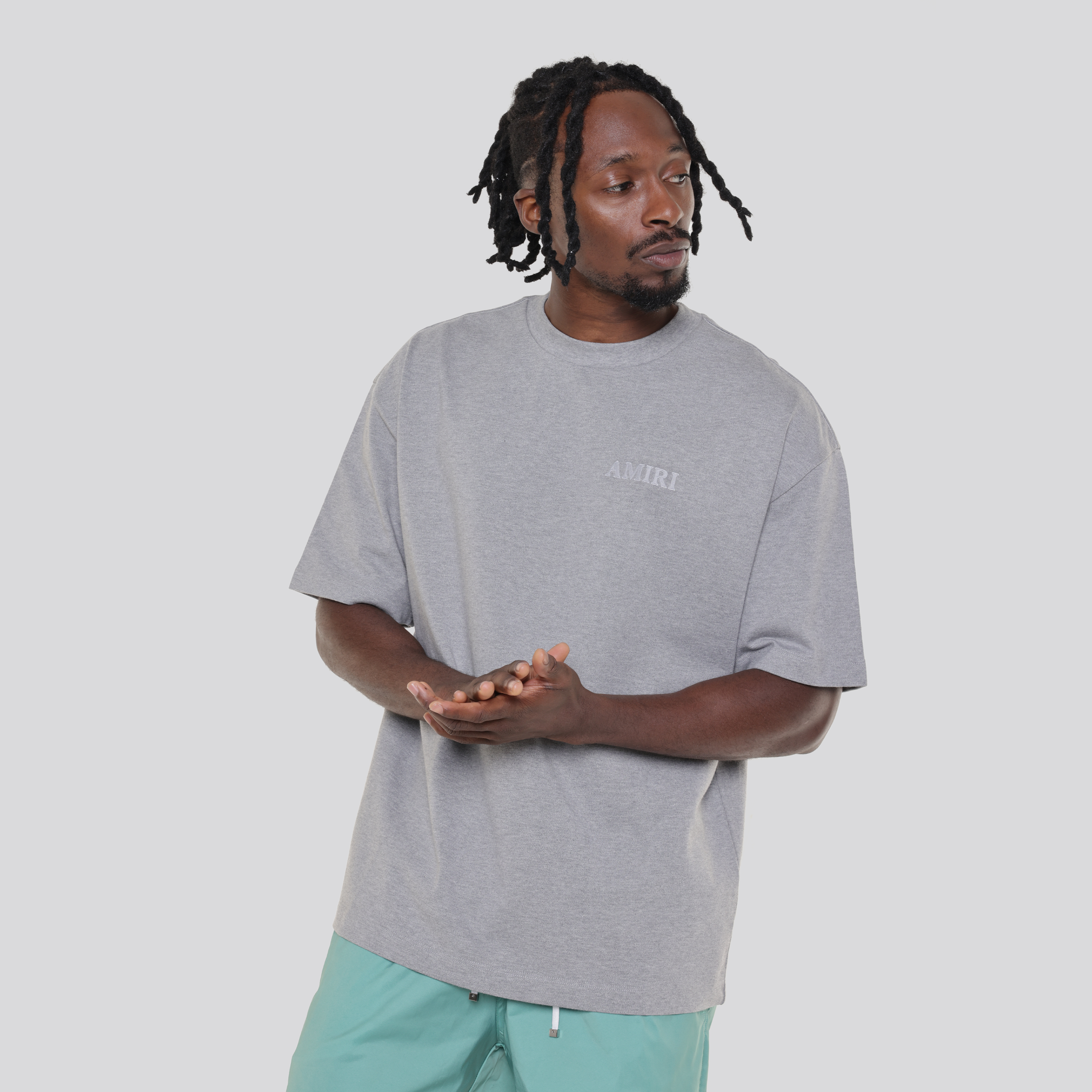 Camiseta Gris AMIRI Oversized